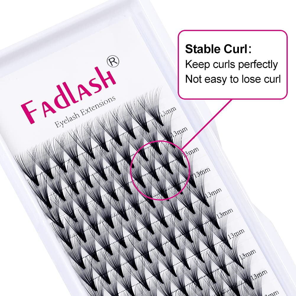 Volumen Ruso 10D 0.07mm C Curl 15mm Prefabricados Extensiones de Pestañas Volume Lashes Extension Ruso Pestañas — view 230