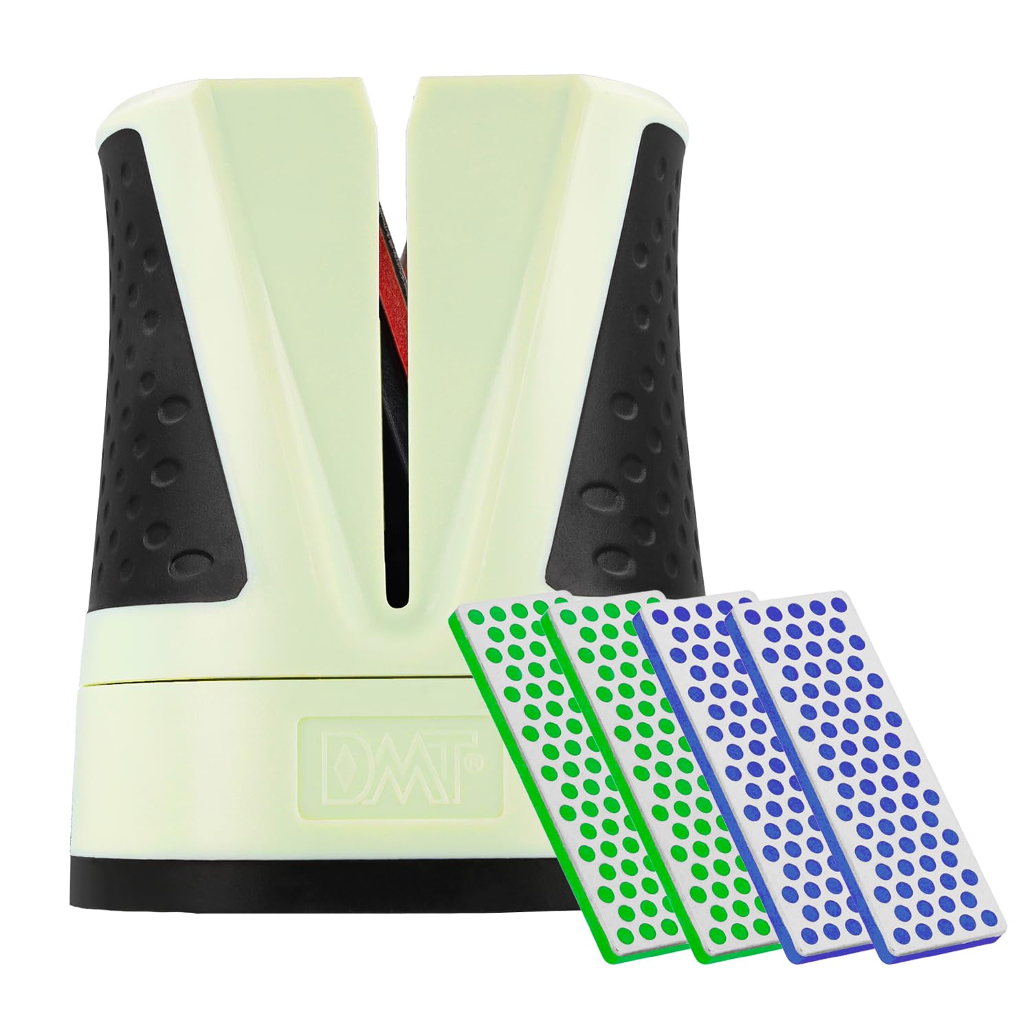 DMT SimpleSharp Mint Bundle Grob, Fein & Extrafein | Diamant Messerschärfer für rasiermesserscharfe Klingen mit perfektem Schleifwinkel | Schärft beidseitig mit extraharten Diamant-Steinen