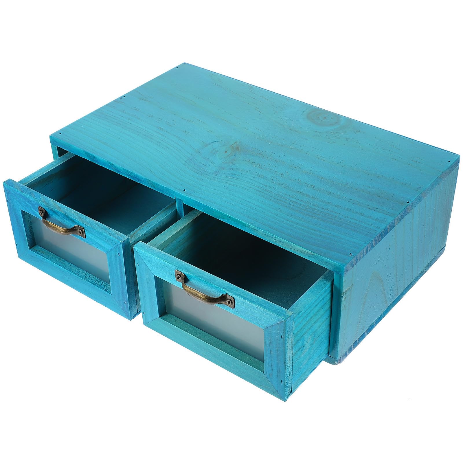 Organizador Cajón Escritorio Doble de Madera para Tocador