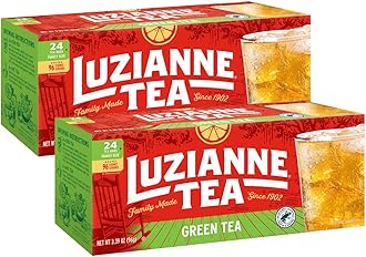 Luzianne Green Tea Bags, Family Size, 24ct Box (Pack of 2)