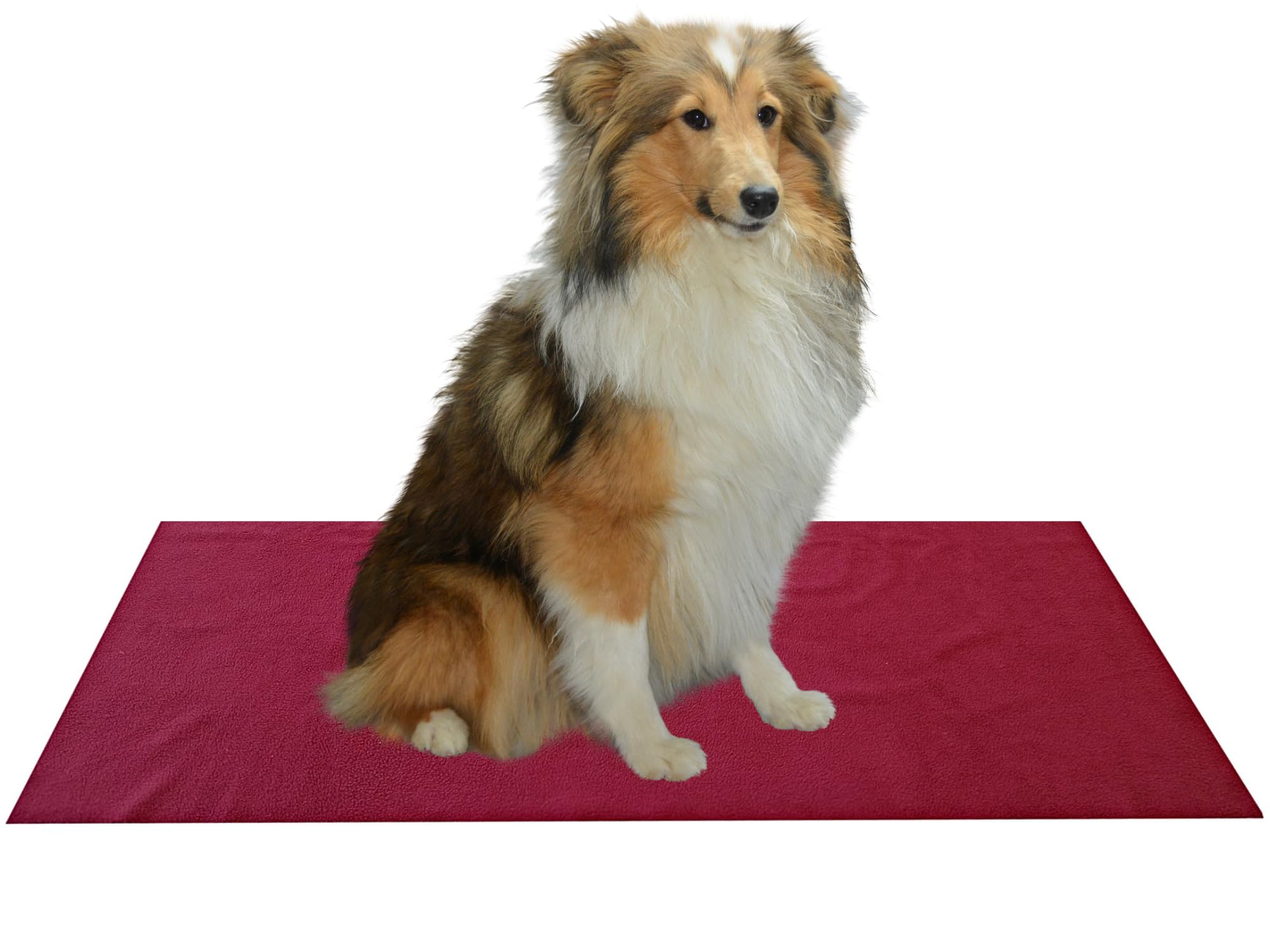 The Pets Company Waterproof Resuable Pee Pads for Puppies & Dogs | Washable, Leakproof, Quick-Dry, Non Slip Toilet Training Dry Sheet for All Pets | Large - 100 cm x 140 cm, Maroon-image-47