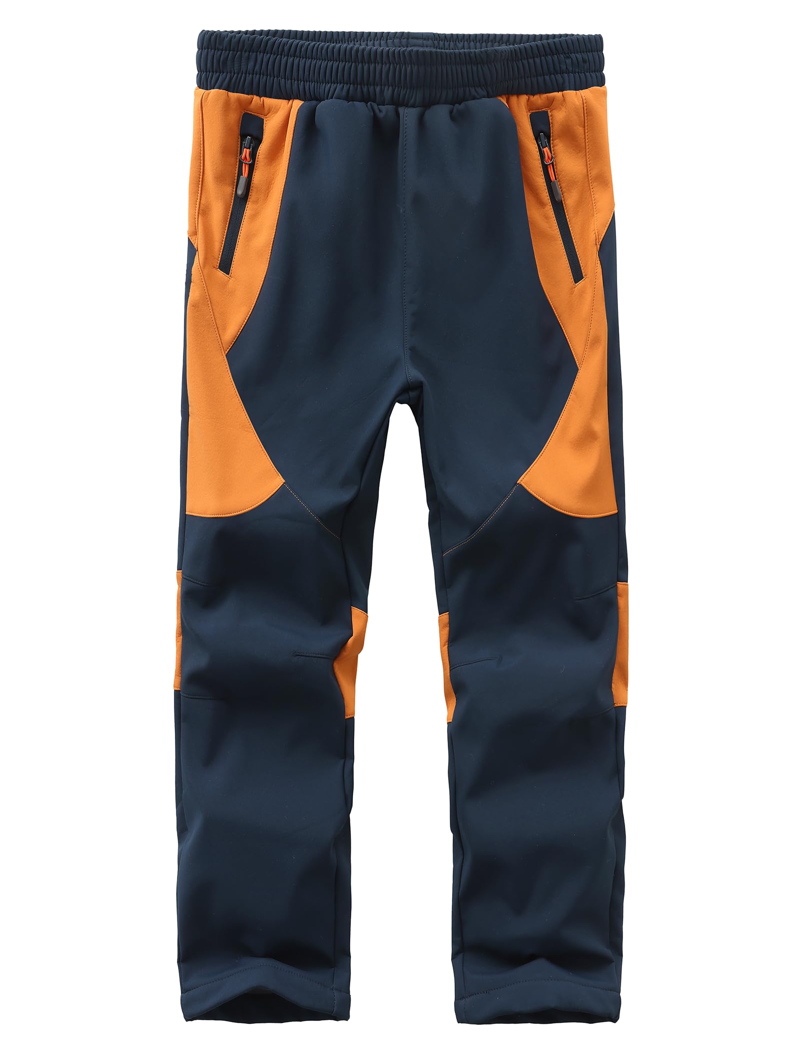 HFDWYJ Softshellhose Kinder Mit Fleecefutter Hosen wasserdichte Hose Kinder Outdoor Hose Kinder Skihose Kinder Wanderhose Kinder Regenhose Sporthose Jungen Winterhose Jungen