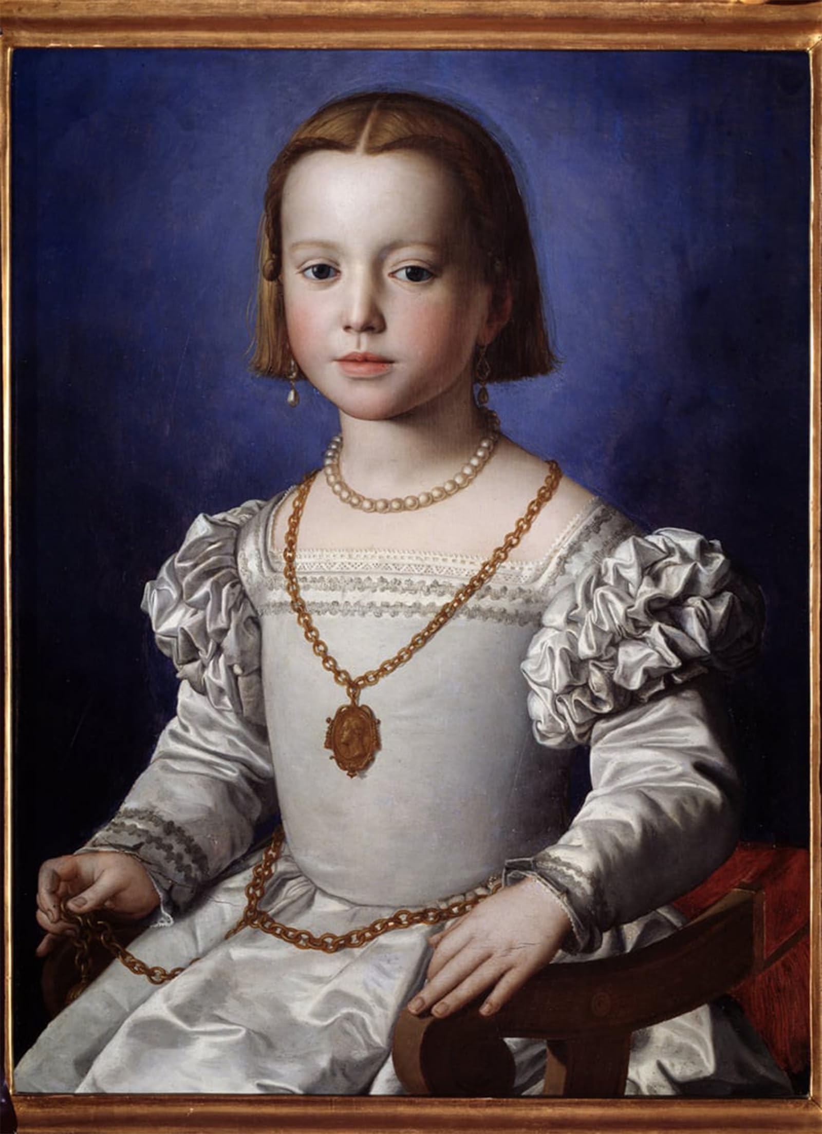 Serendipitp No Frame Abstract Painting Mural Print Picture Wall Decor Painting Portrait Of Maria De'medici Painting By Agnolo Di Cosimo Bronzino Vintage Wall Artwork For Home Decor 60X90cm
