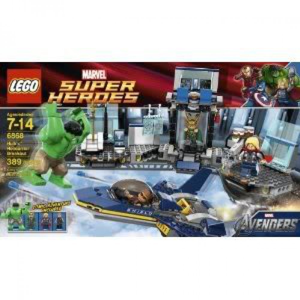 Toy Game Cool Lego Hulk Helicarrier Breakout 6868 Flick