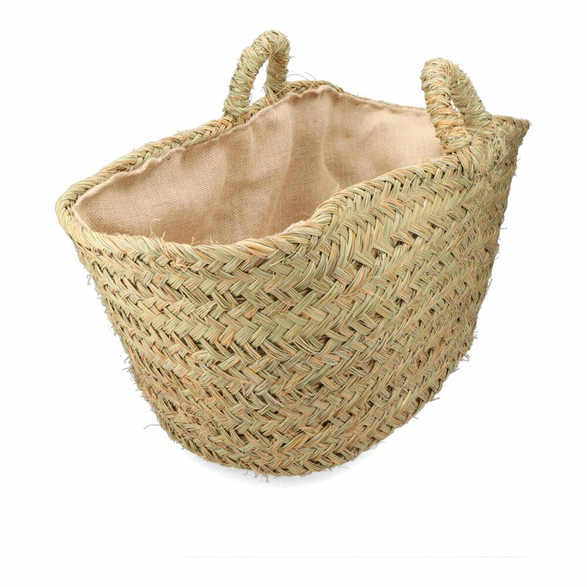 EDM Cesta para leña Esparto 60 x 35 x 45 cm 60 x 45 x 35 cm Oval - Marca Product - EAN: 8425998742381