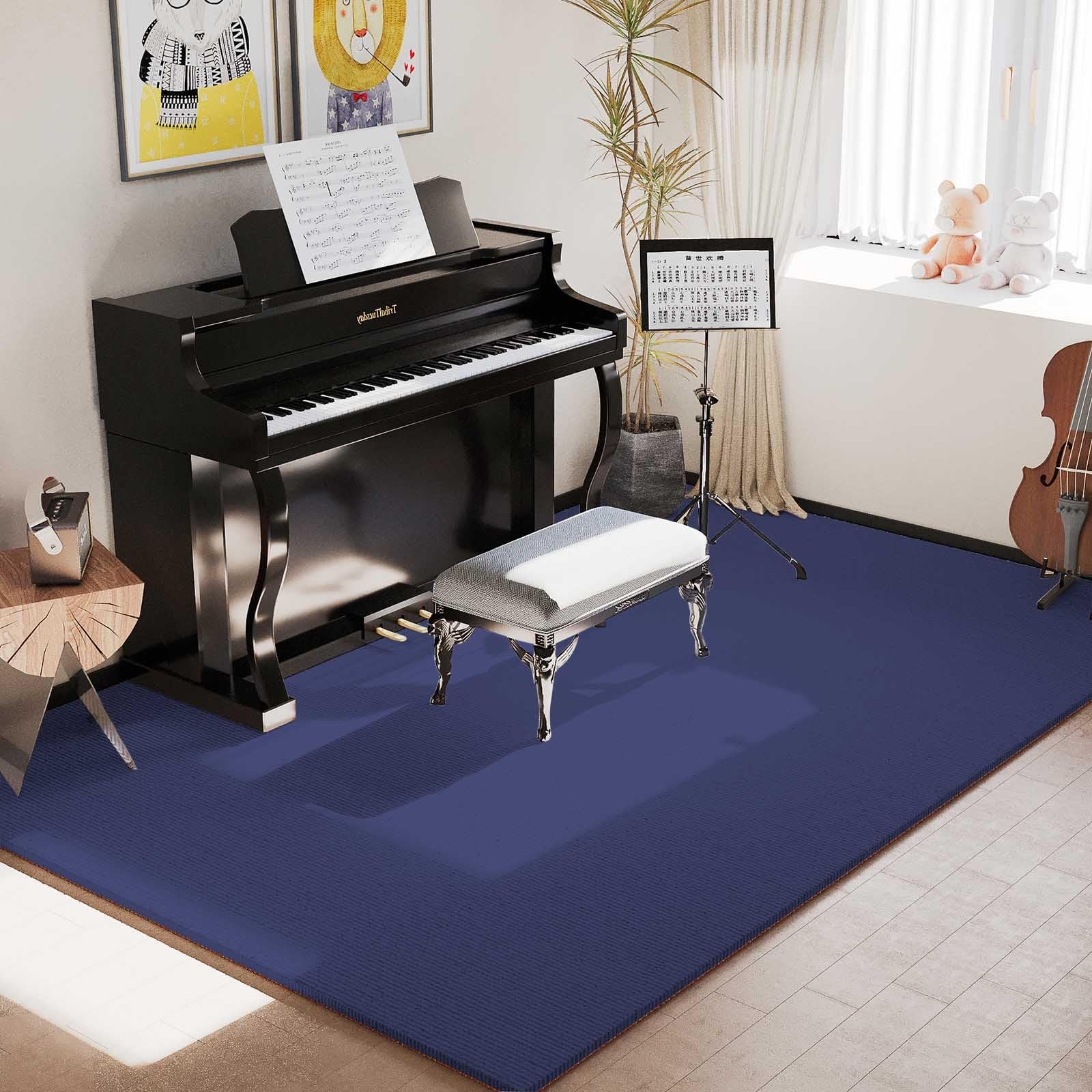 Amazon.co.jp: 防音マット ピアノ用マット 7mm厚 防振カーペット 遮音