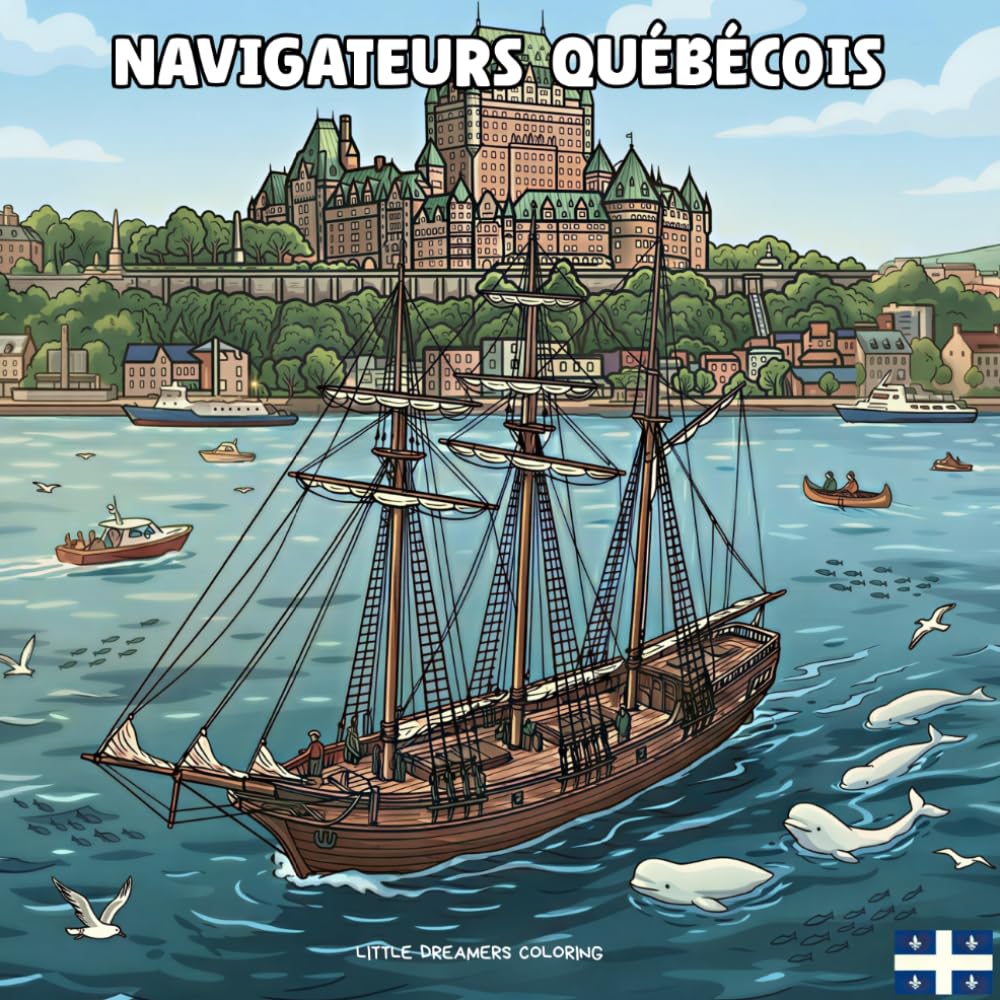 Navigateurs Québécois: Coloriez les merveilles du Québec maritime
