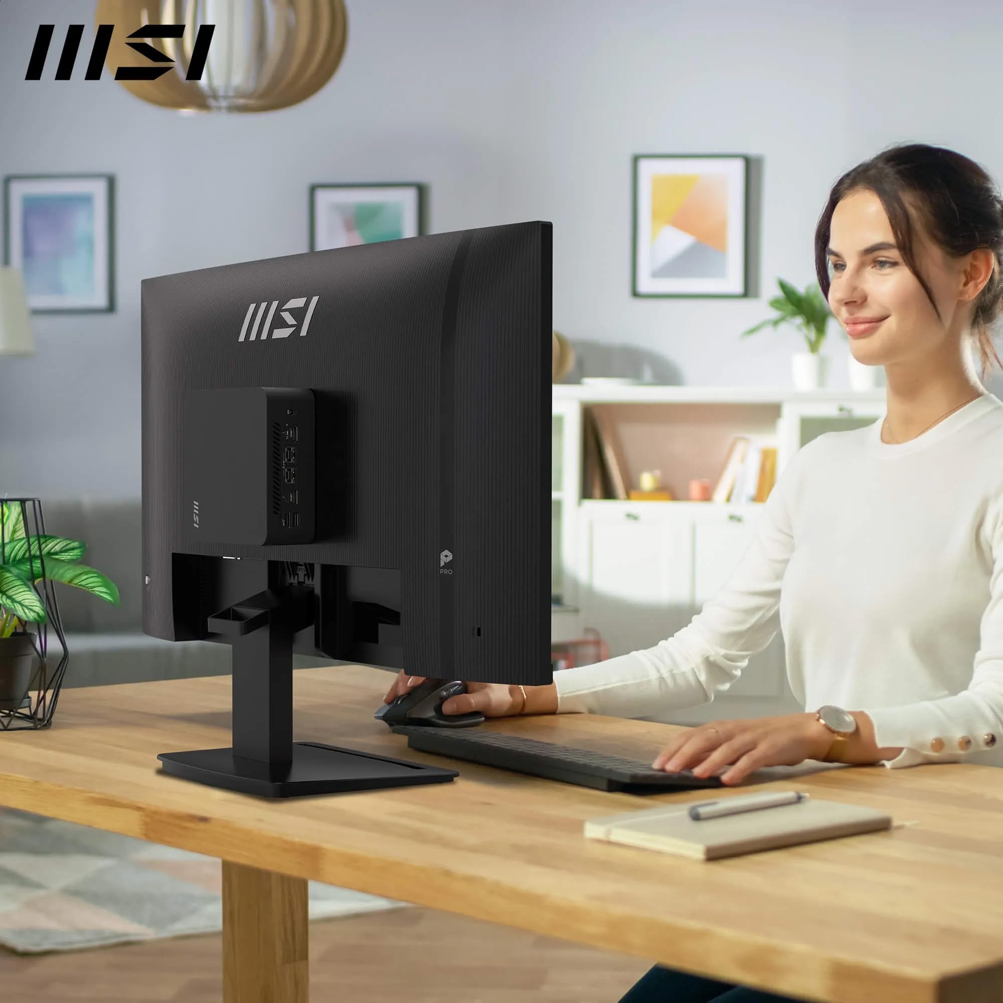 msi PRO MP273 E14A Monitor PC 27" FHD, 1920x1080 IPS, 144Hz, 1ms, HDR Ready, AMD FreeSync, Eye Care, Altoparlanti Integrati, HDMI 2.0, DP 1.2a, D-Sub, Inclinabile, Montaggio VESA, Nero