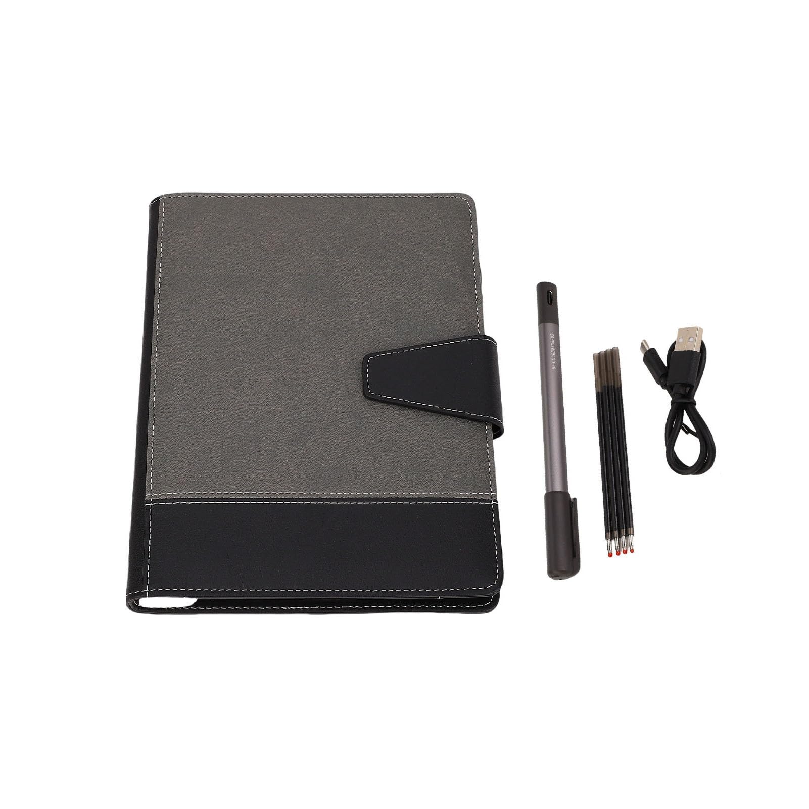 Smart Digital Pen Notebook Set per la gestione di note e scrittura a mano senza interruzioni durante riunioni di lavoro, 64 pagine con penna intelligente e ricariche