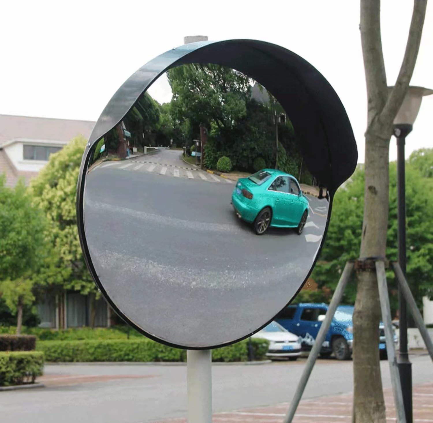 Espejo de punto ciego de 60 cm para evitar accidentes de tráfico con facilidad