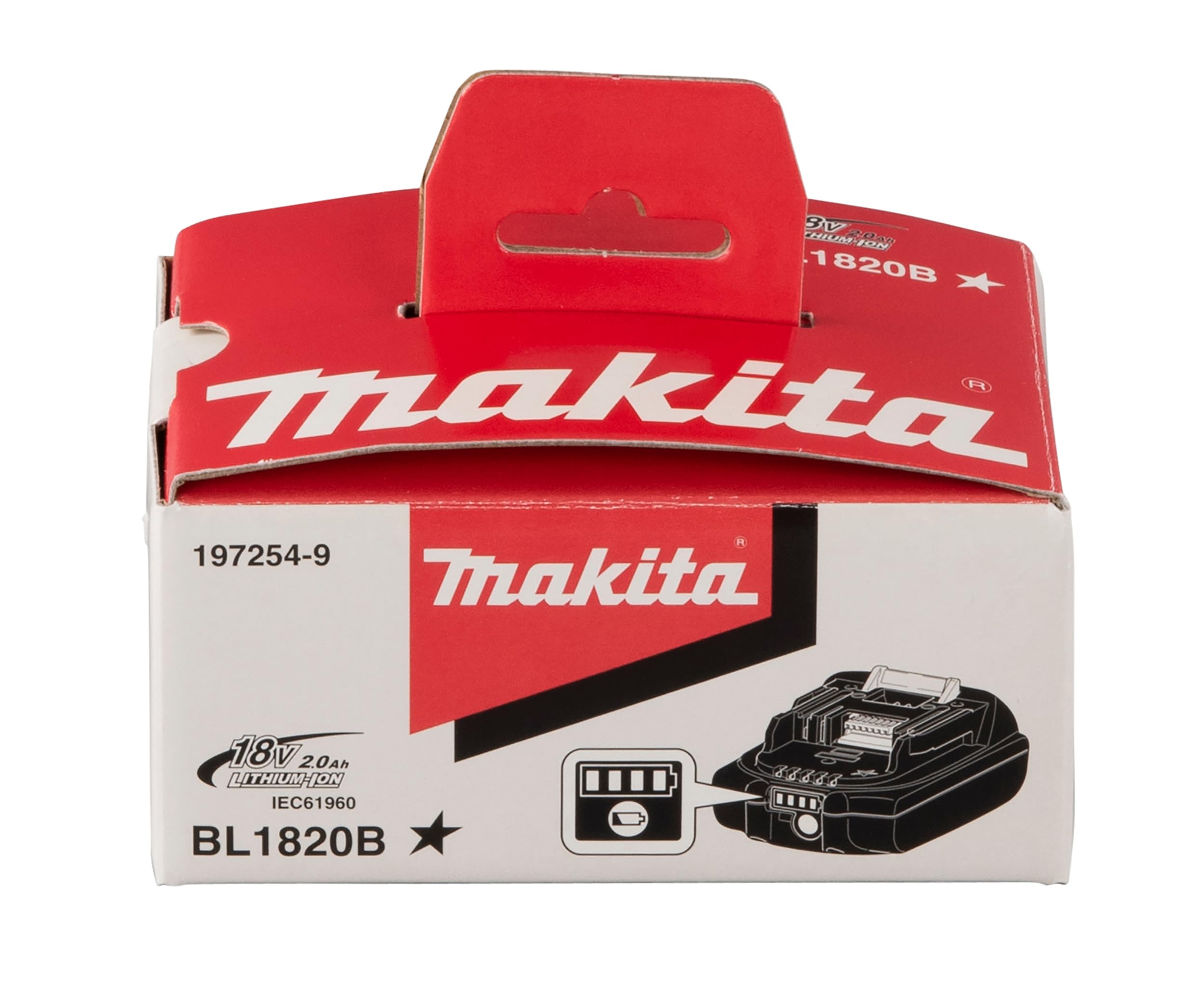 MAKITA 197254-9 BATERIA BL1820B 18V Litio, 18 V, Multicolor
