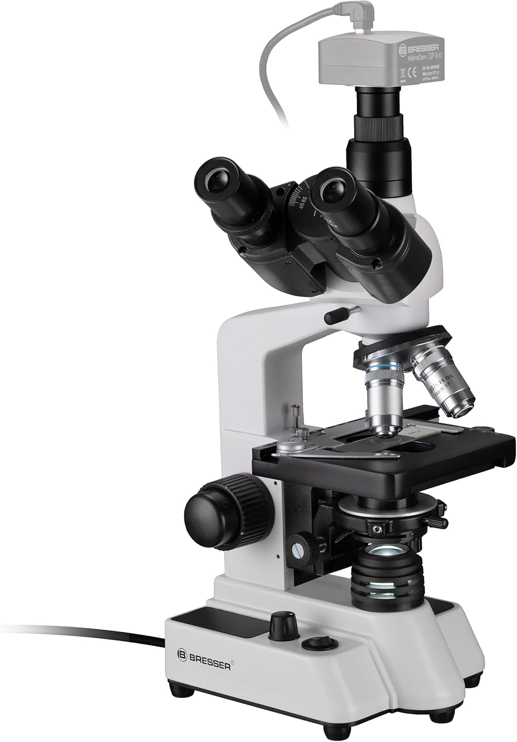 Bresser Trino Researcher II 40-1000x Trinocular Head Microscope 5723100
