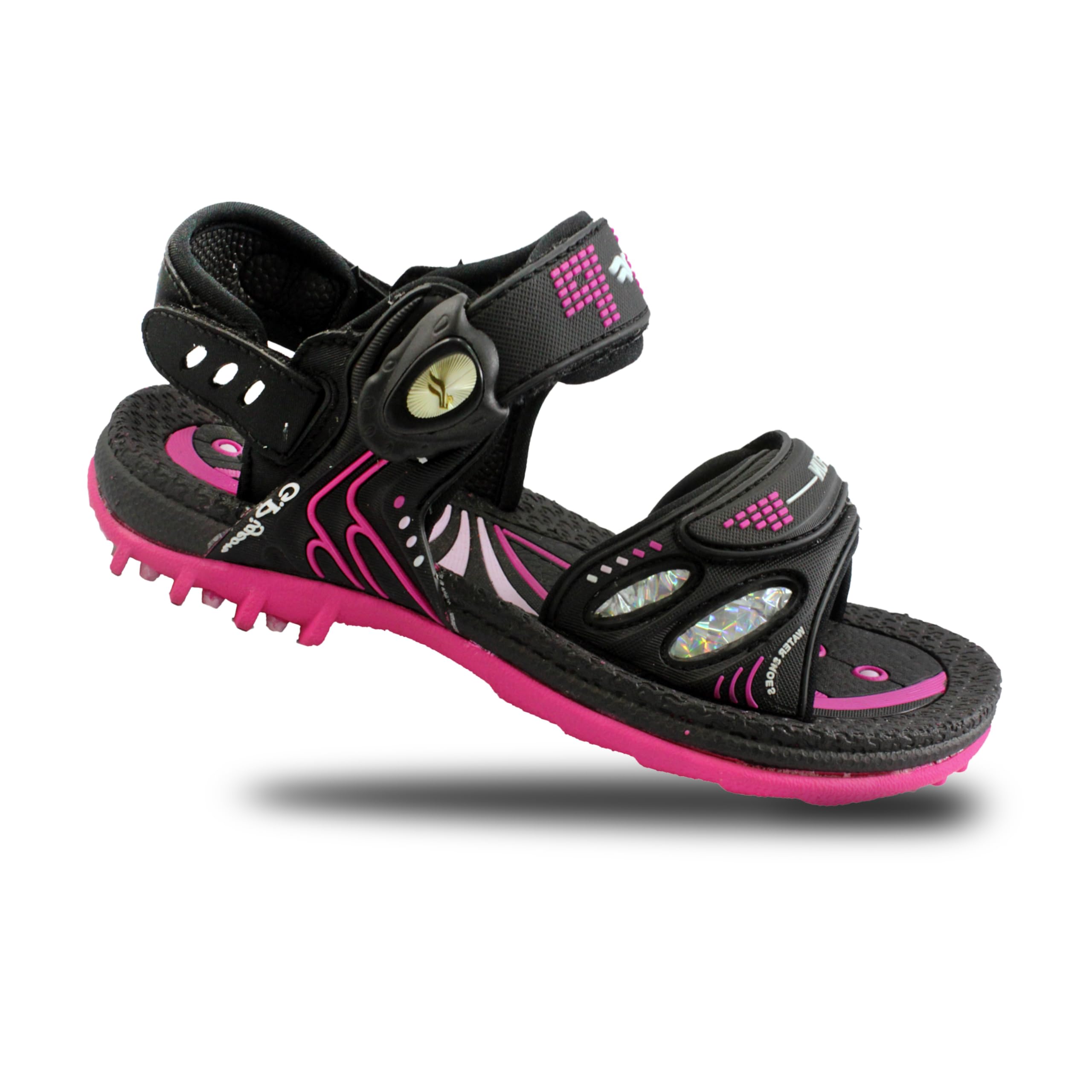 Gold Pigeon Shoes Easy SNAP LOCK Outdoor Water Kids Toddler Sandals for Girls &amp; Boys. Everyday, Vocation, Pool, Summer, Beach Essentials.