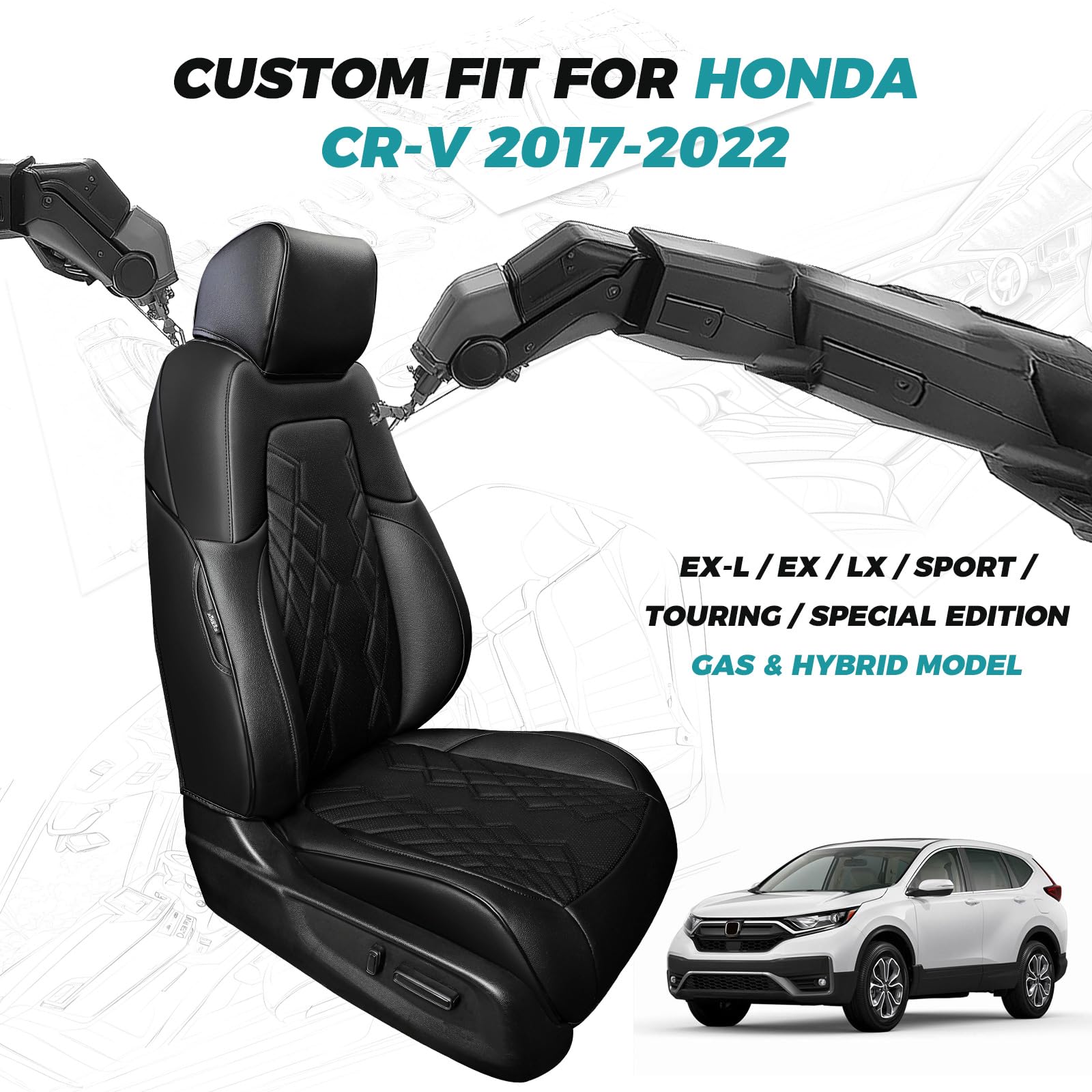 Horquilla Honda Crv 2017 2018 2019 2020 2021 Derecha | Meses sin interés
