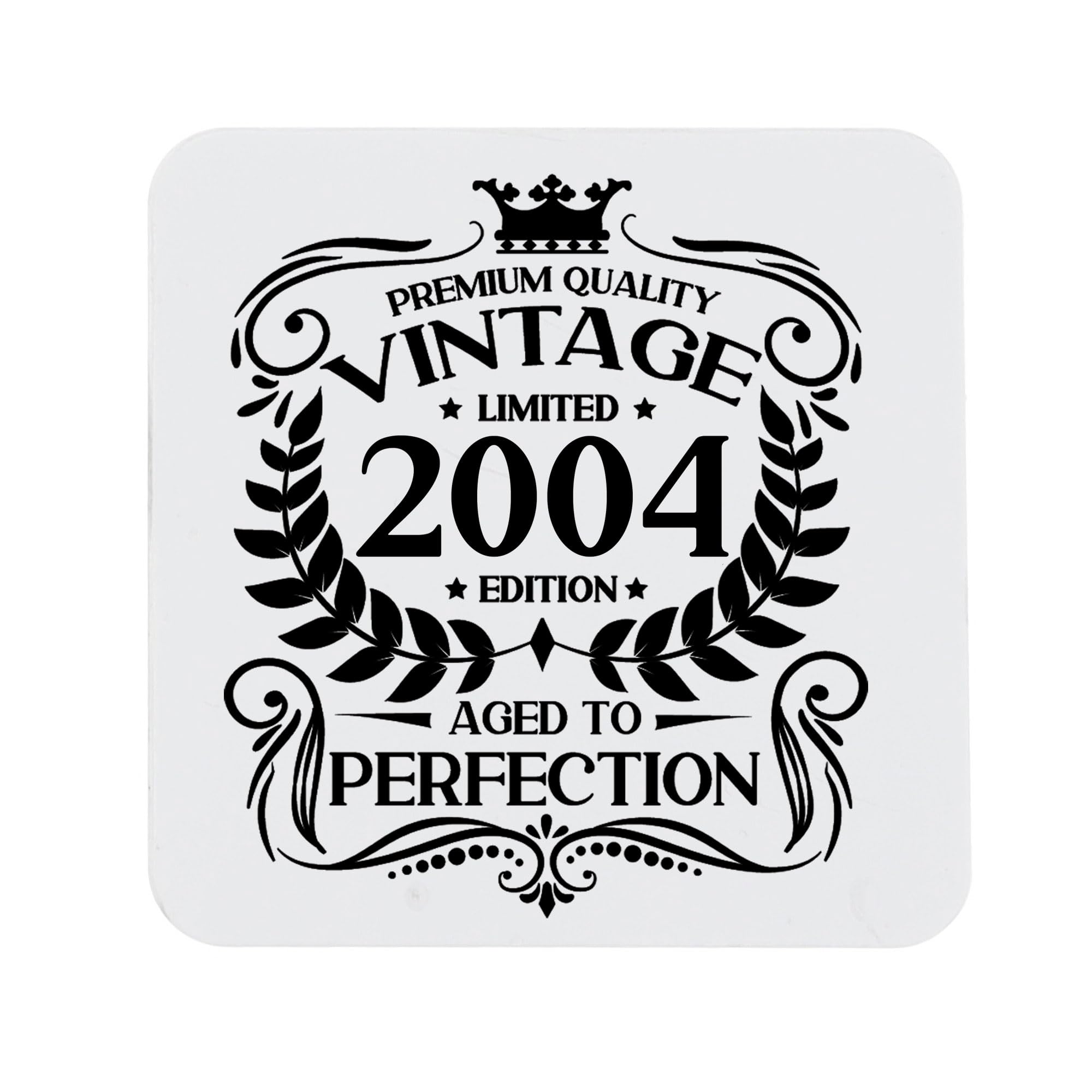 80th Birthday Gift for Men Vintage 1946 Aged to Perfection Engraved Slate Coaster Present for 80 Year Old Etched Natural Slate Placemat (Round Slate) — view 129