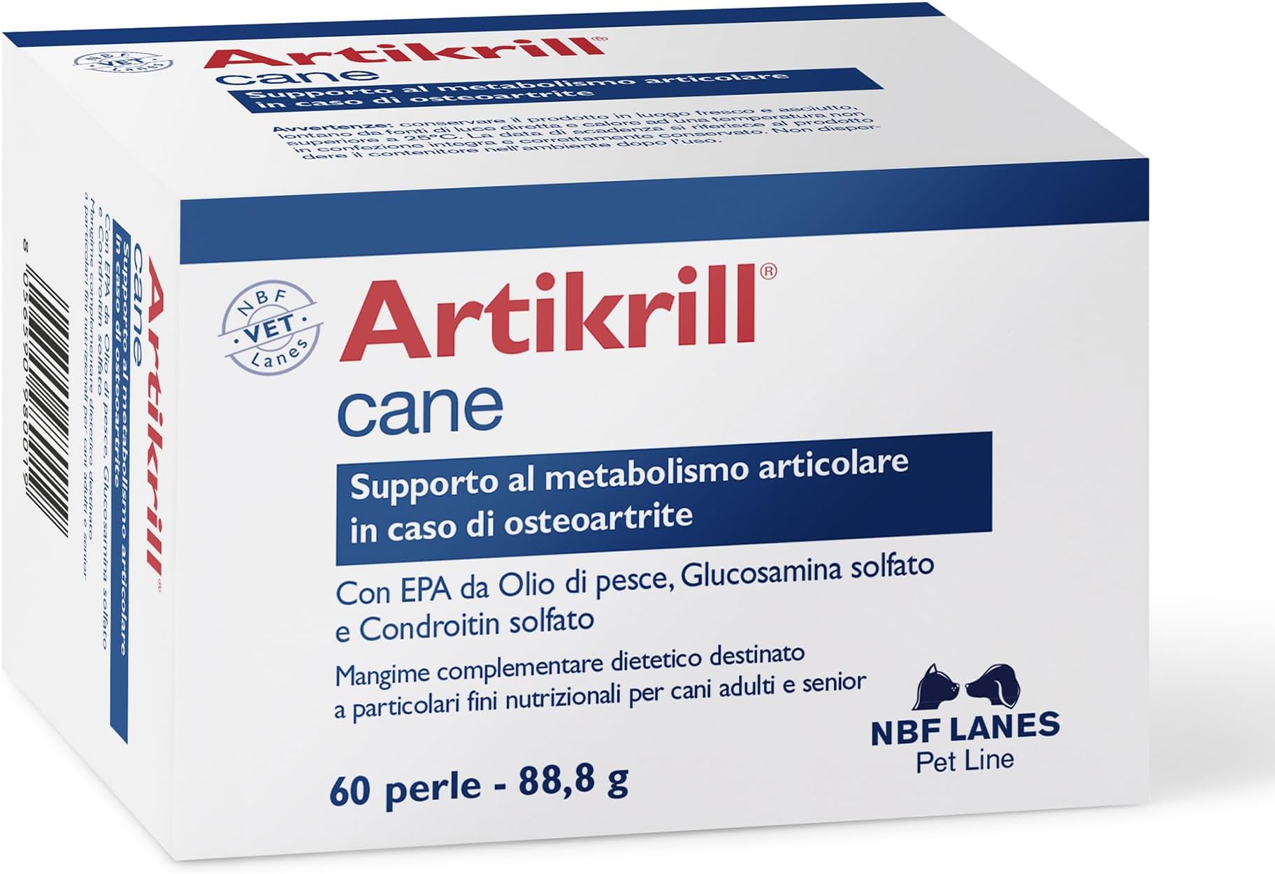 NBF Lanes | Nefrokrill Kat, 30 Softgelkralen, ondersteuning van de nierfunctie bij chronisch nierfalen, voor volwassen en oudere katten