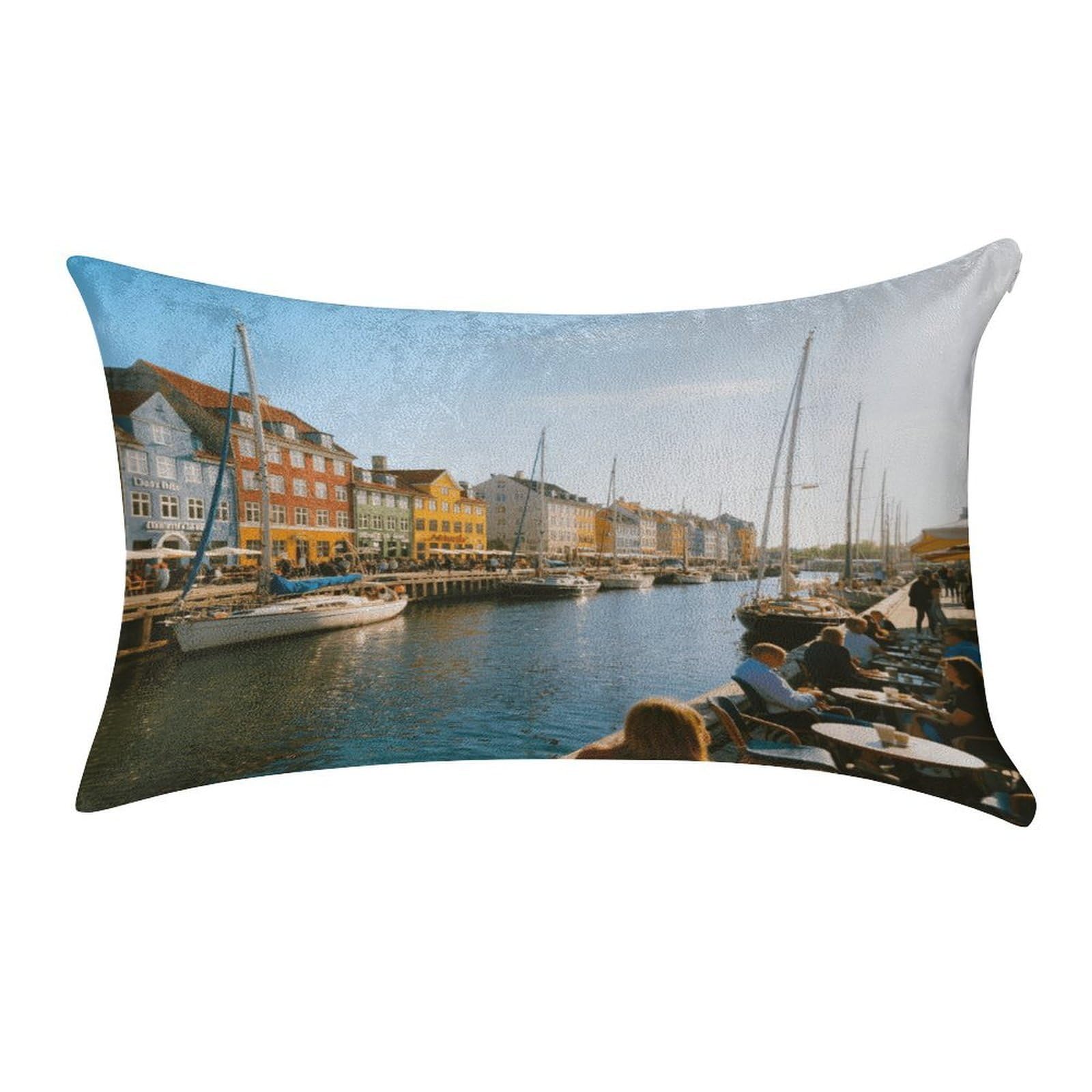 Fekiloot Style Newport Canal Pillow Covers Home Decor Pillow Cases