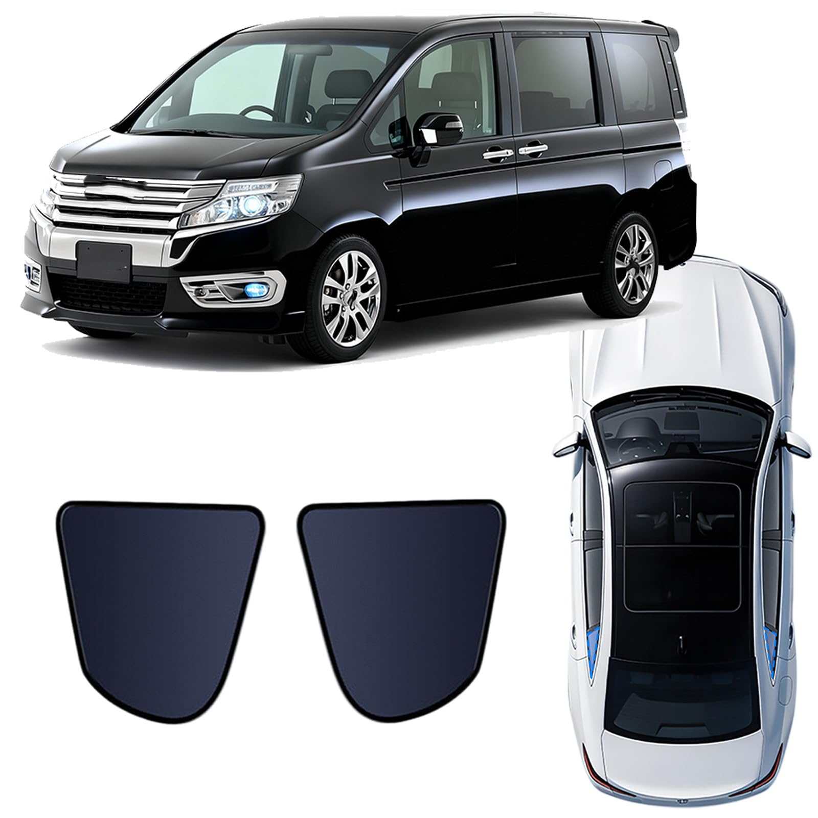 Protection solaire pliable Honda Stepwgn 2009-2014 rideaux pare soleil