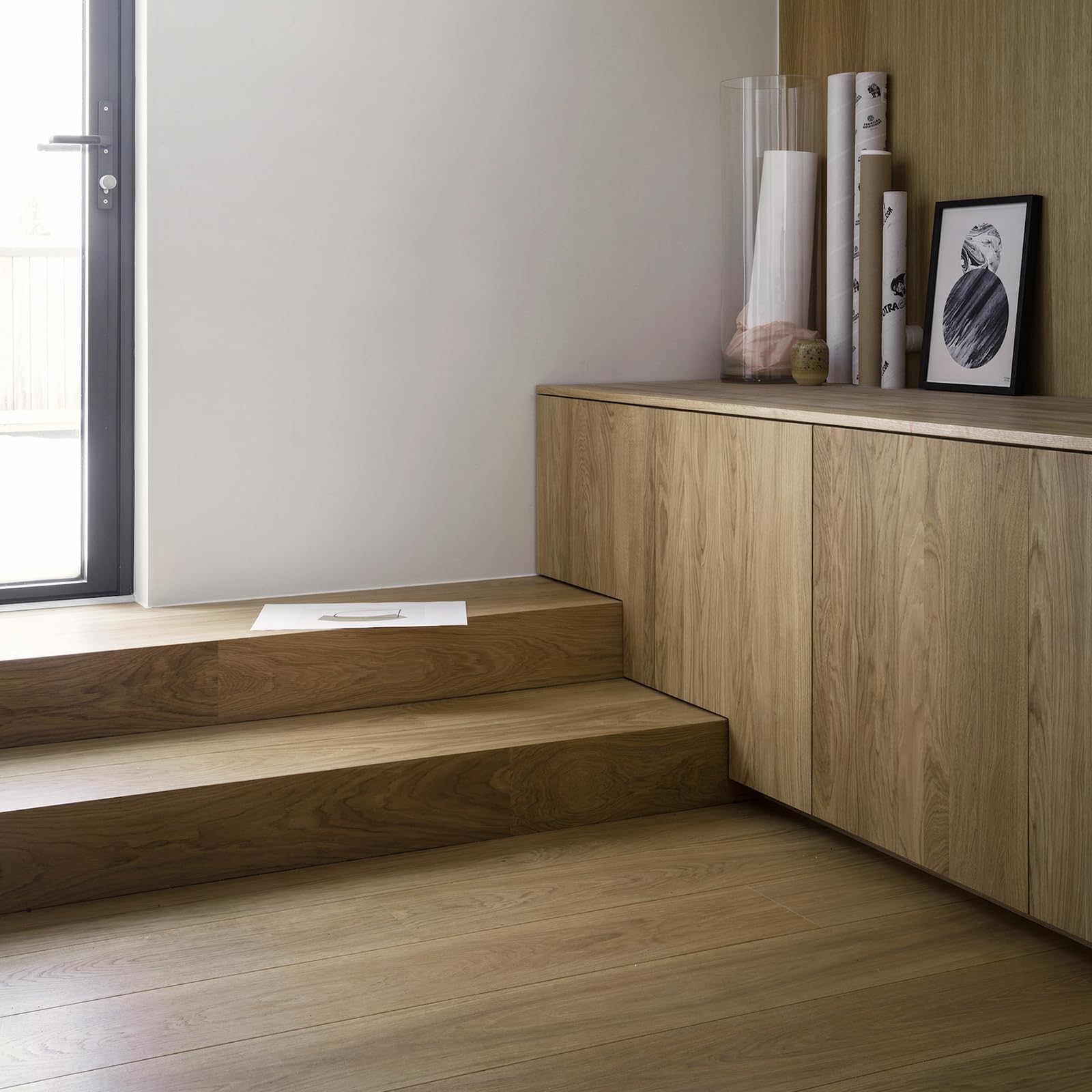Cinta de reparación de grano de madera, cinta autoadhesiva de color madera de 2 pulgadas x 32 pies para mesas, sillas, zócalos, puertas, ventanas, suelos, manualidades, bricolaje. 9