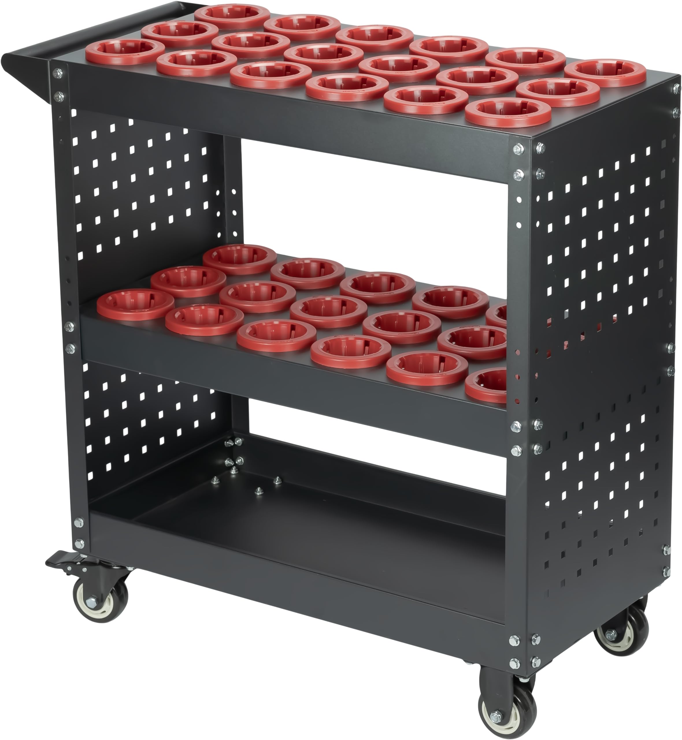 CME Heavy Duty CNC Tooling Cart, for BT 50 Taper and CAT 50 Taper Shanks, 36 Capacity