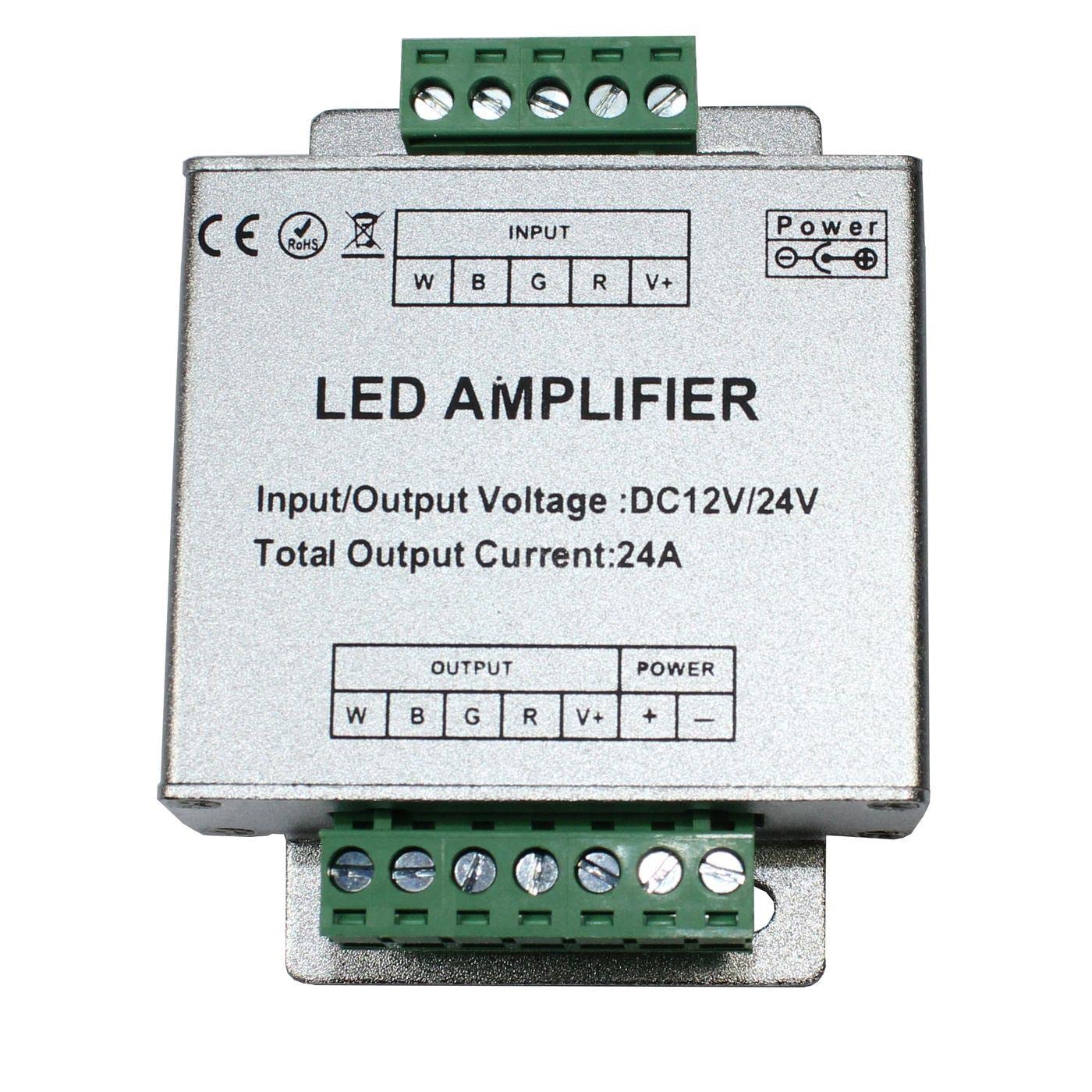 RGBW LED Amplificateur de signal 12-24V 576W 5-Pin