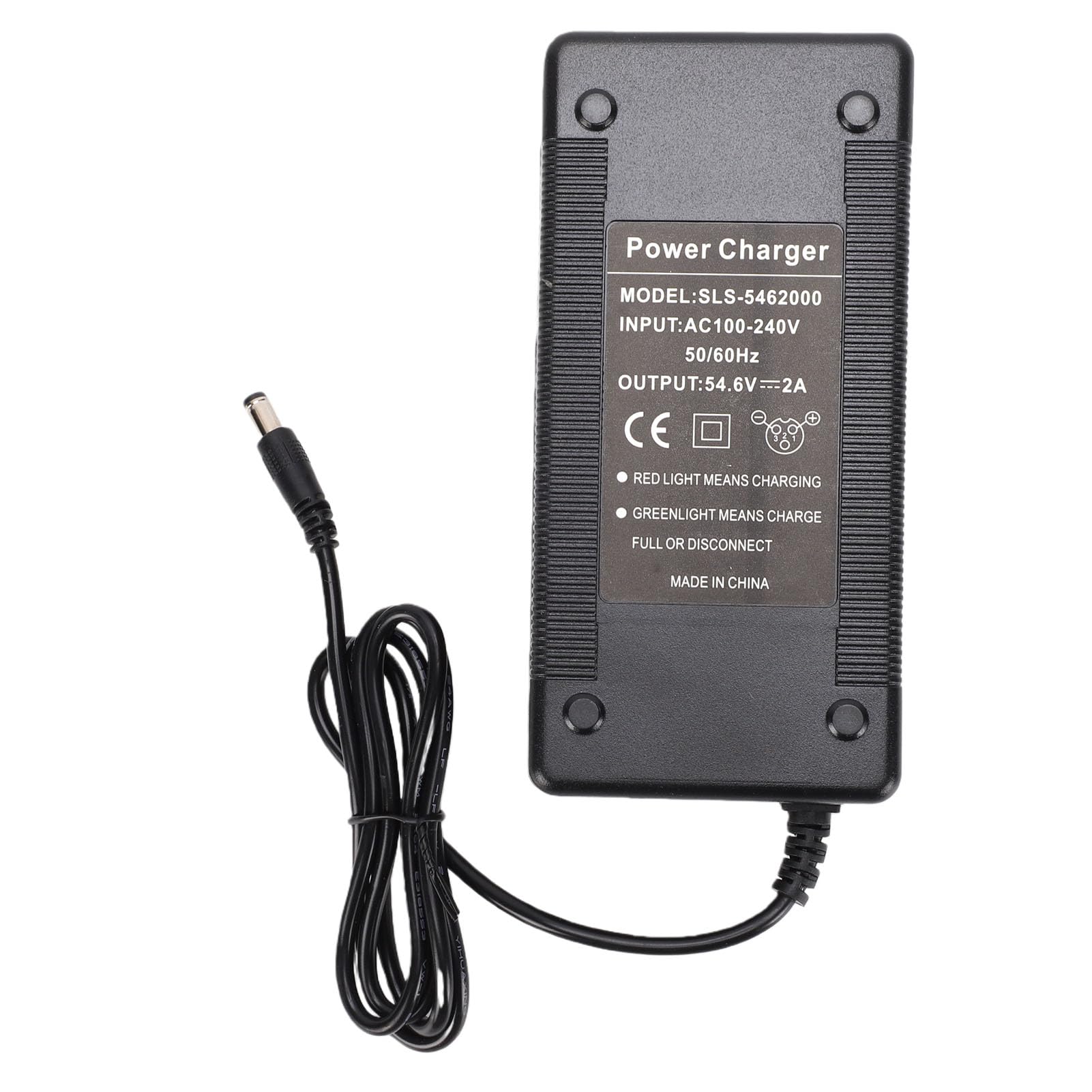 Caricabatterie Ebike da 54,6 V 2 A per Batteria al Litio da 48 V | con 6 Prese, Compatibile con City/Beach, Lectric XP 2.0/3.0, Evercross H5/H7 e Altri