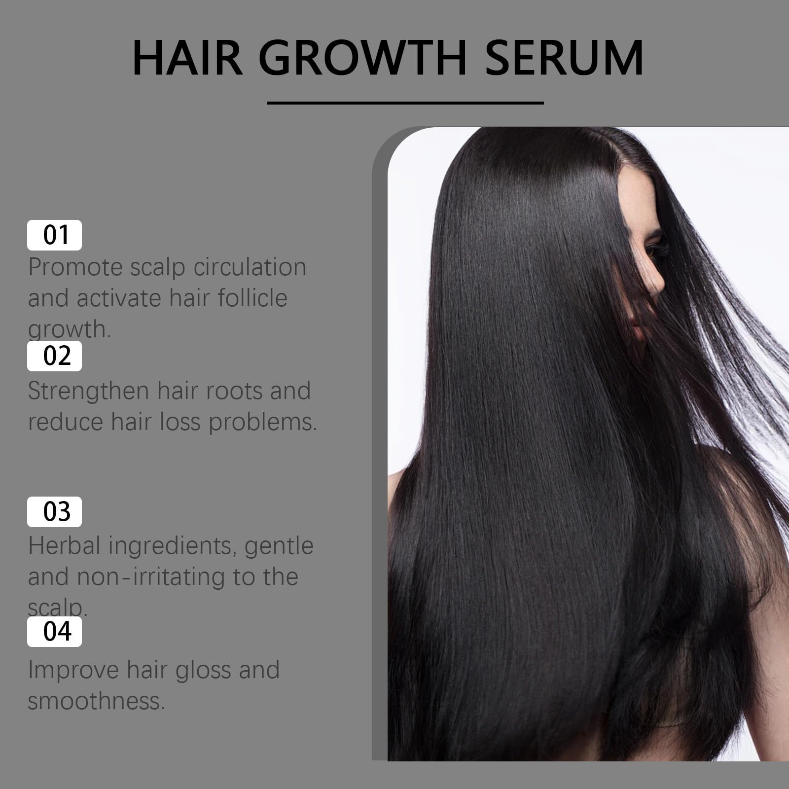 Huile Pousse Cheveux Anti-Chute Pour Femme Et Homme, Sérum Naturel Avec Huile De Ricin et Gingembre, Booster Croissance Cheveux, Non Irritante, Traitement Rapide Pour Repousse, 30ml