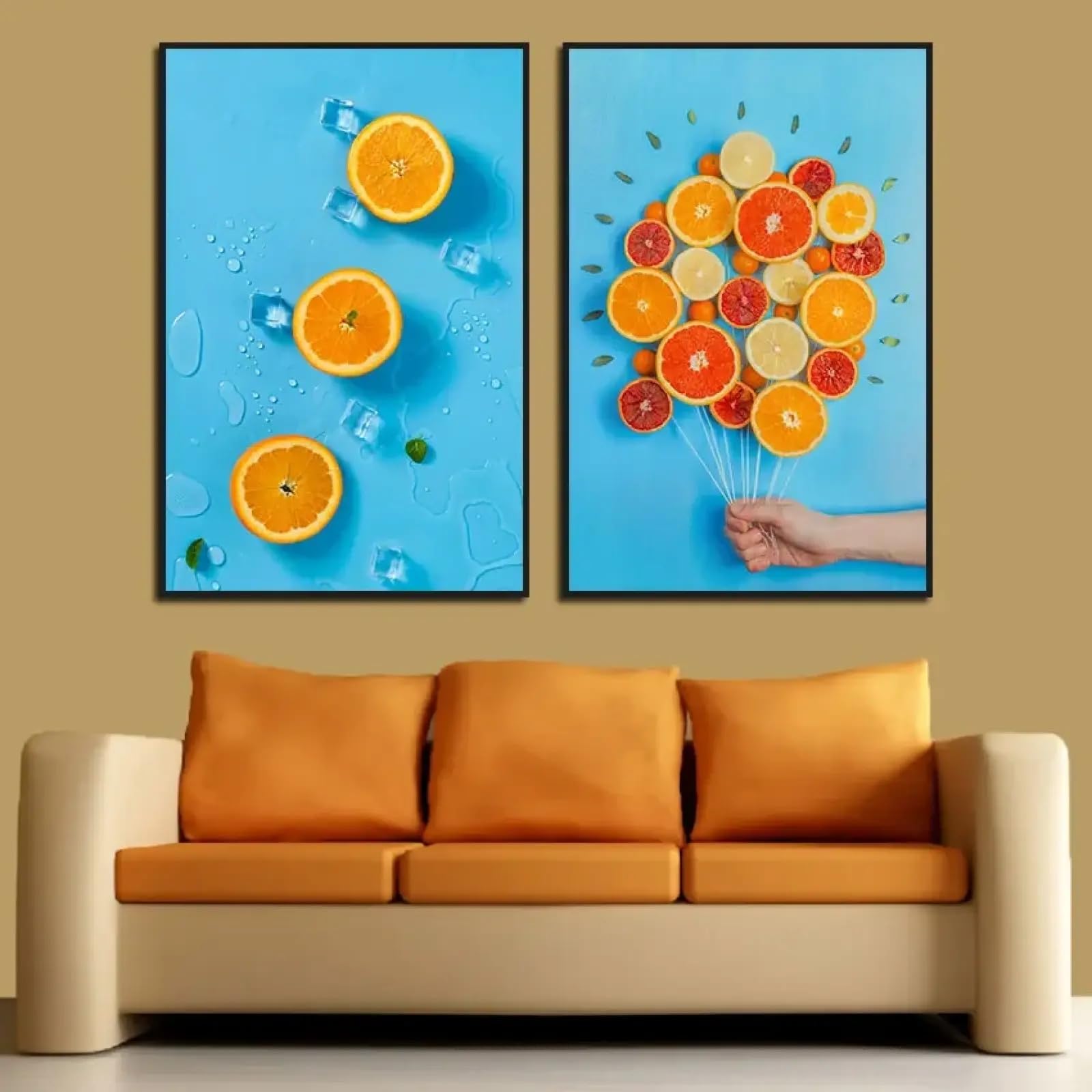 Décoration murale grand format 60x80cm pour relooker un restaurant vide - 8