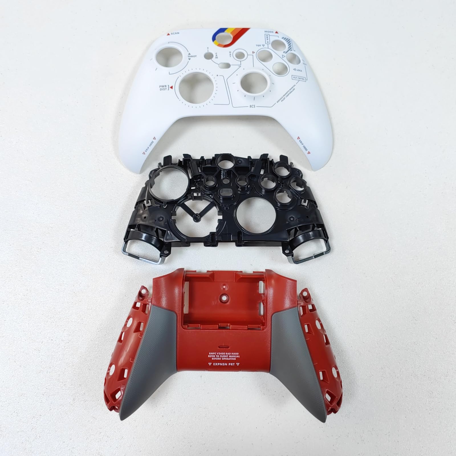 Set di Gusci di Ricambio per Xbox Series X/S Controller - Limited Edition, Custodia Completa con Piastre di Copertura Coperchio della Batteria Bottoni Accessori (Bianco)