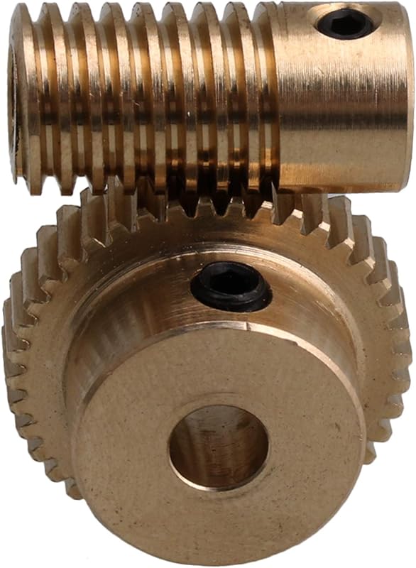 CNBTR 40T sárgaréz féregkerék szett 5mm furattal 0.5 modulus 1:40 áttétel