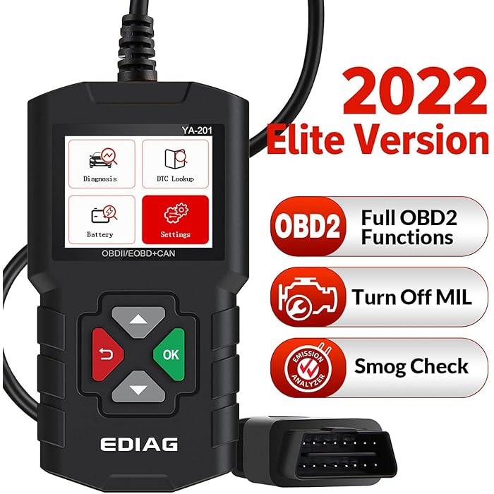 Buy Ediag Obd2 Code Reader YA201, Universal OBDII Scanner Engine Fault