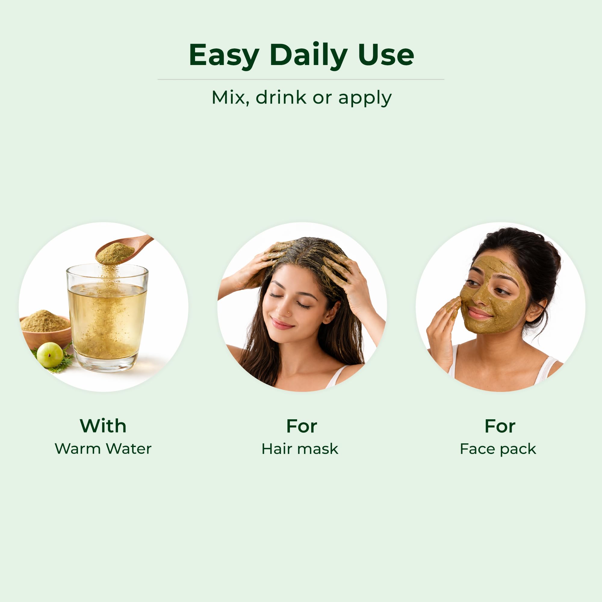 100% Pure Indian Amla Powder | Natural Vitamin C Source | Chemical-Free Ayurvedic Amla Powder for Hair Care, Skin Care & Daily Wellness Gooseberry Powder — Amazon image 6