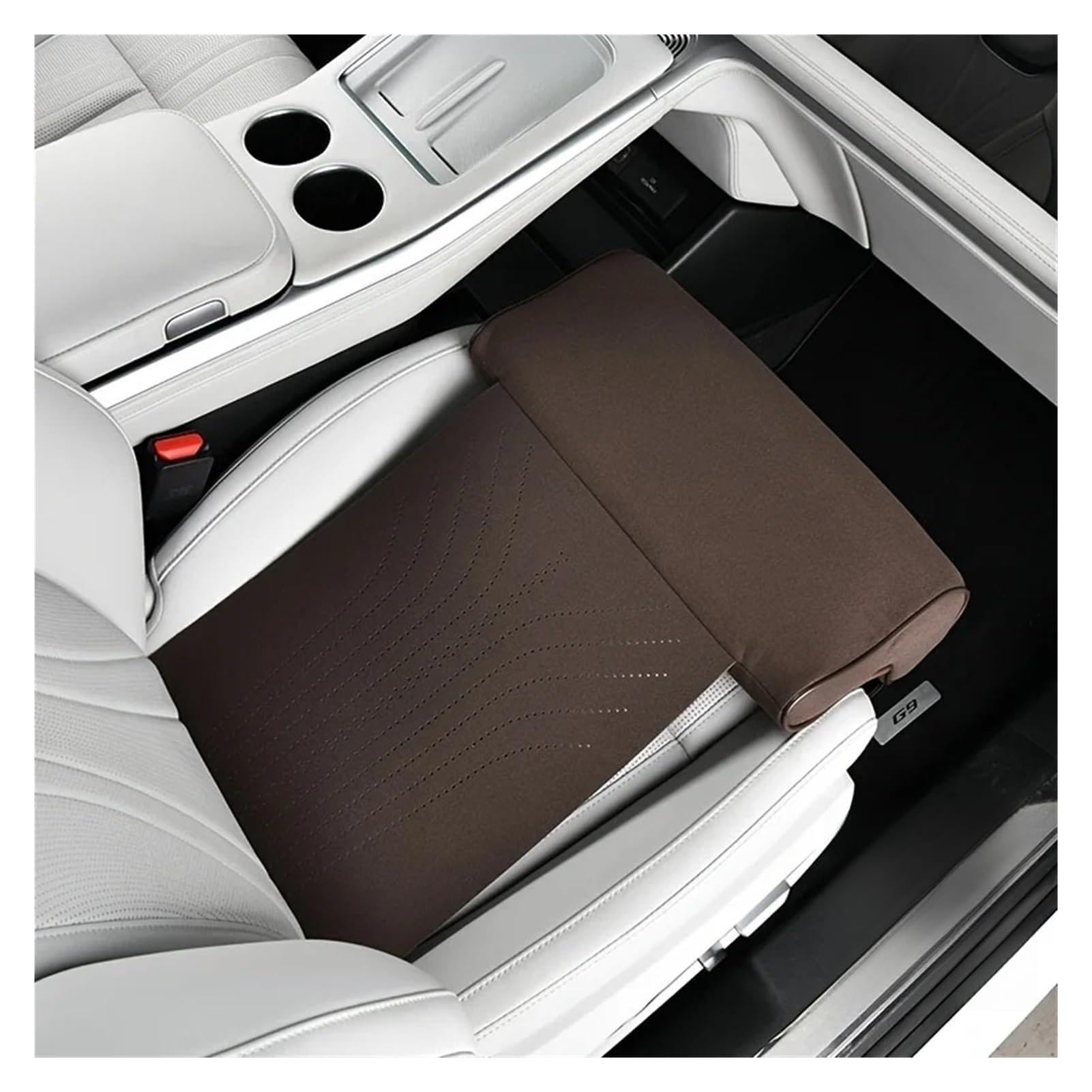Hviyroi car seat cushion Ergonomic Car Seat Extension Cushion Leg Support Pad(Brown)