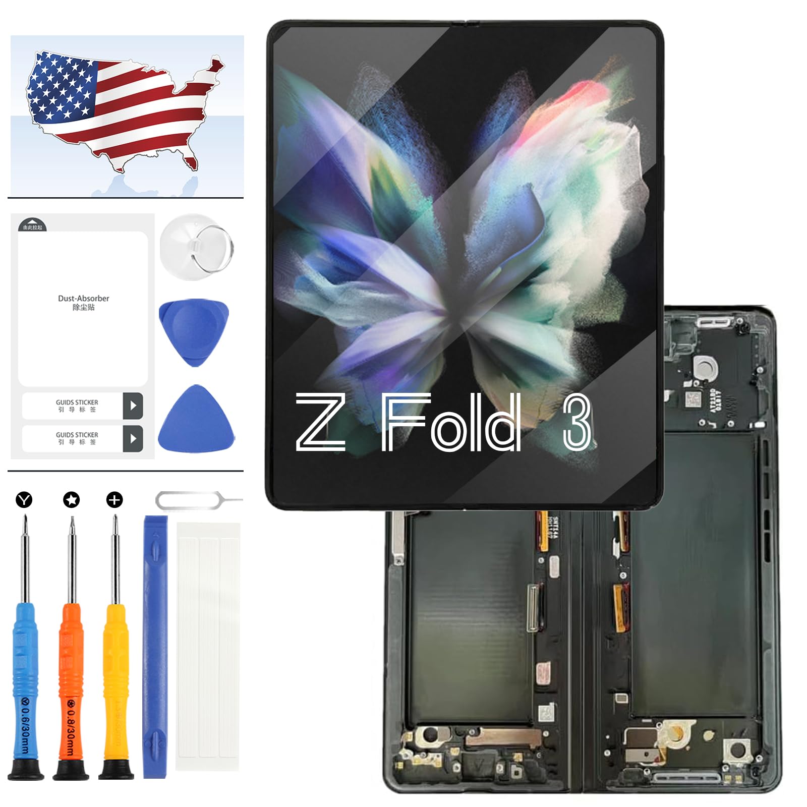 Amazon.com: Original AMOLED for Samsung Galaxy Z Fold 3 Inner