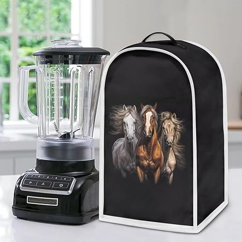 Vista 77 de doginthehole Lindas fundas para licuadora de gatos para cocina, antihuellas dactilares, a prueba de polvo, mezcladora o cafetera, cubierta
