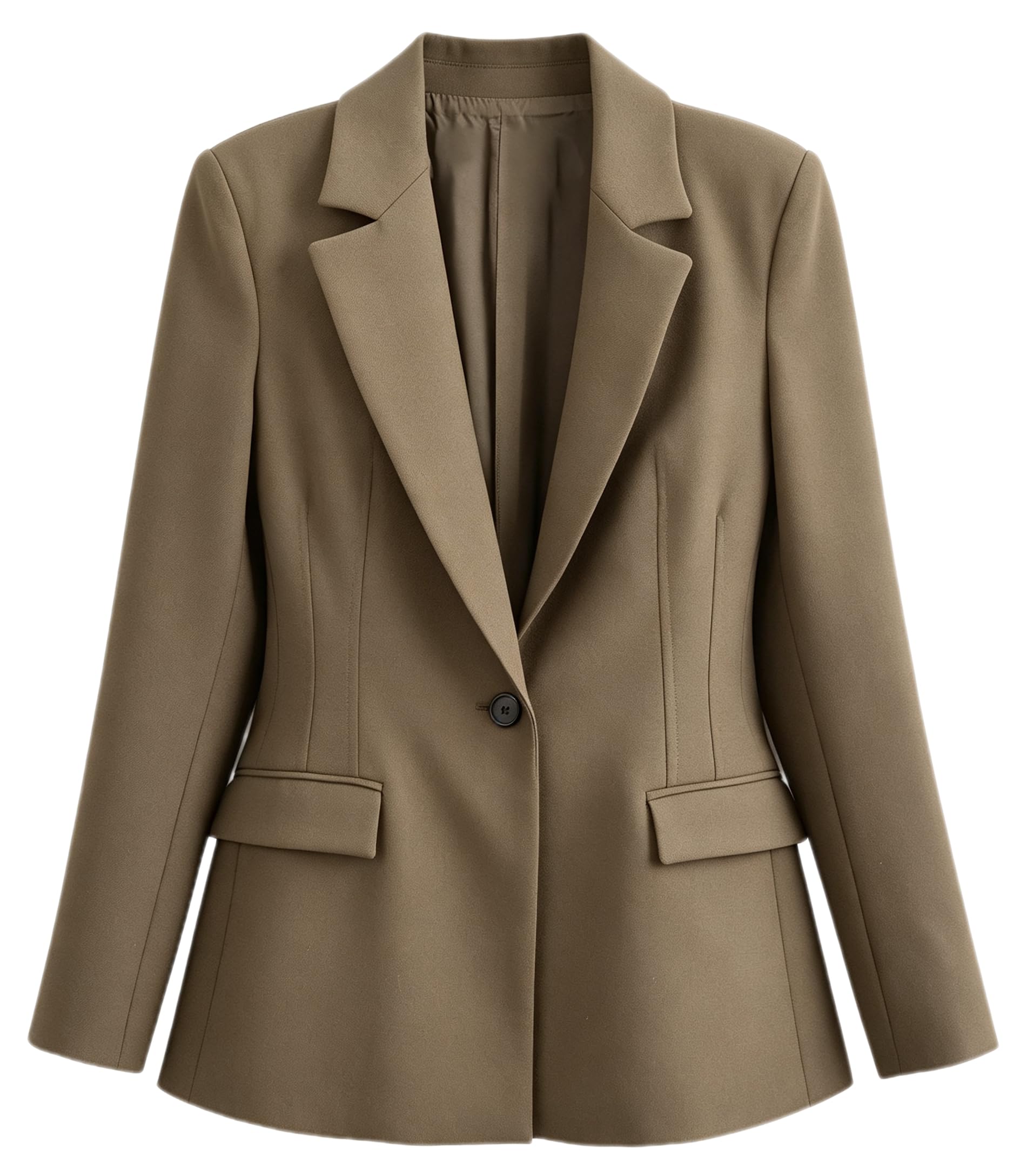 Donna Blazer Un Cappotto del Vestito del Bottone Giacca per Smoking per Il Tempo Libero