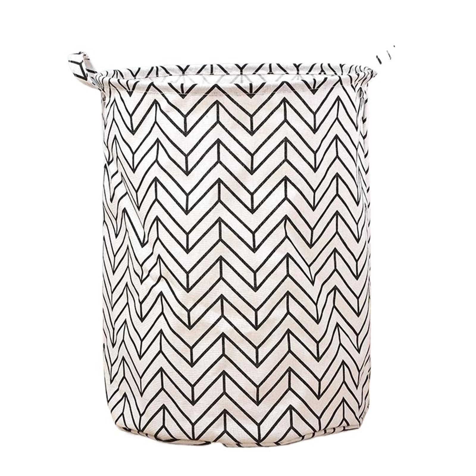 Large Capacity Foldable Laundry Basket Waterproof Clothes Storage Bathroom Hamper For Bedroom(Color3)