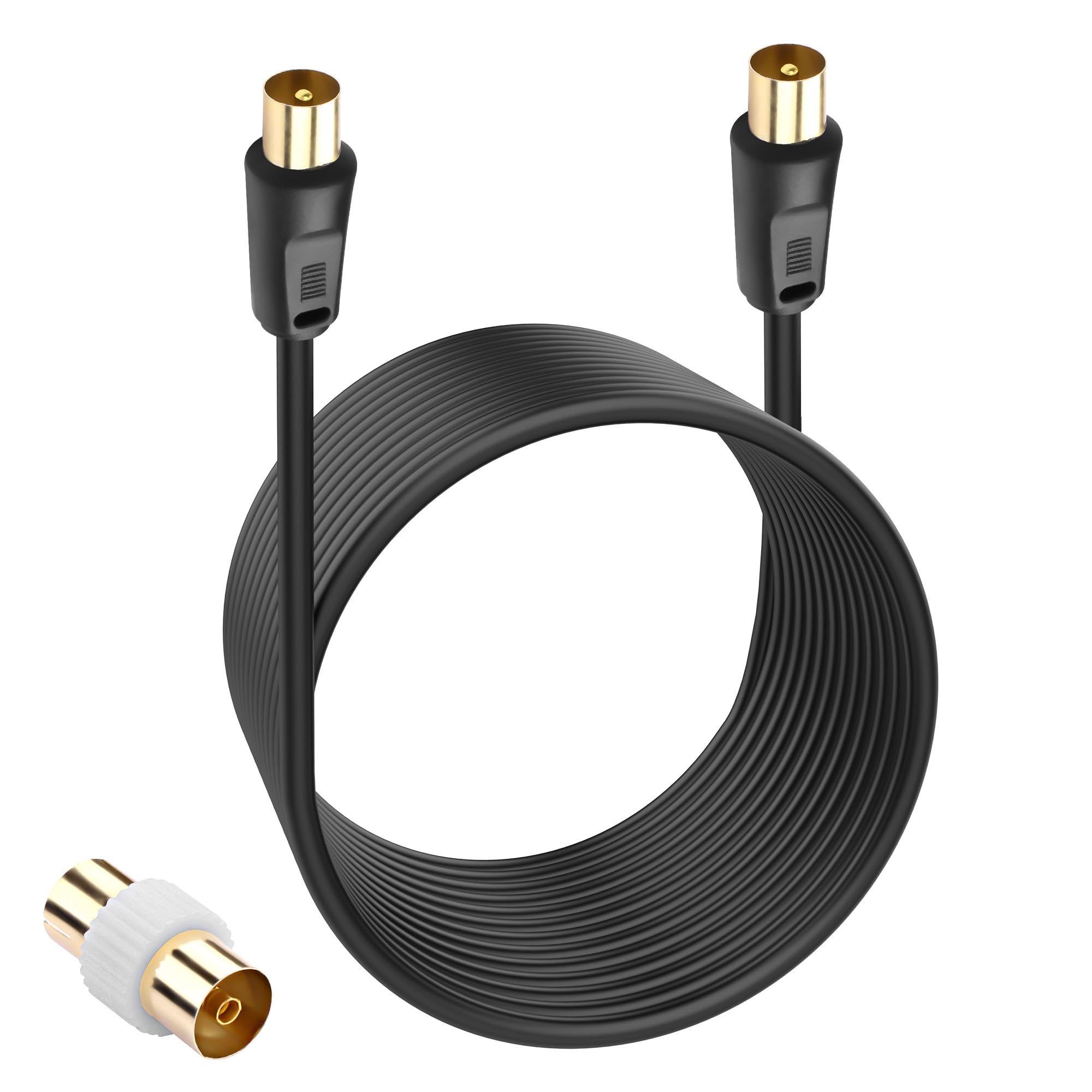 Amazon.com: XMSJSIY RG6 Coaxial TV Cable 9.5mm TV Male to Male