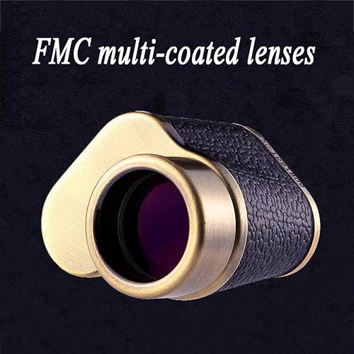 Miniatura 4 de Telescopio Profesional para ver planetas Binoculares para caza 8X24 de alta potencia de alta definición Mini telescopio monocular portátil de latón,