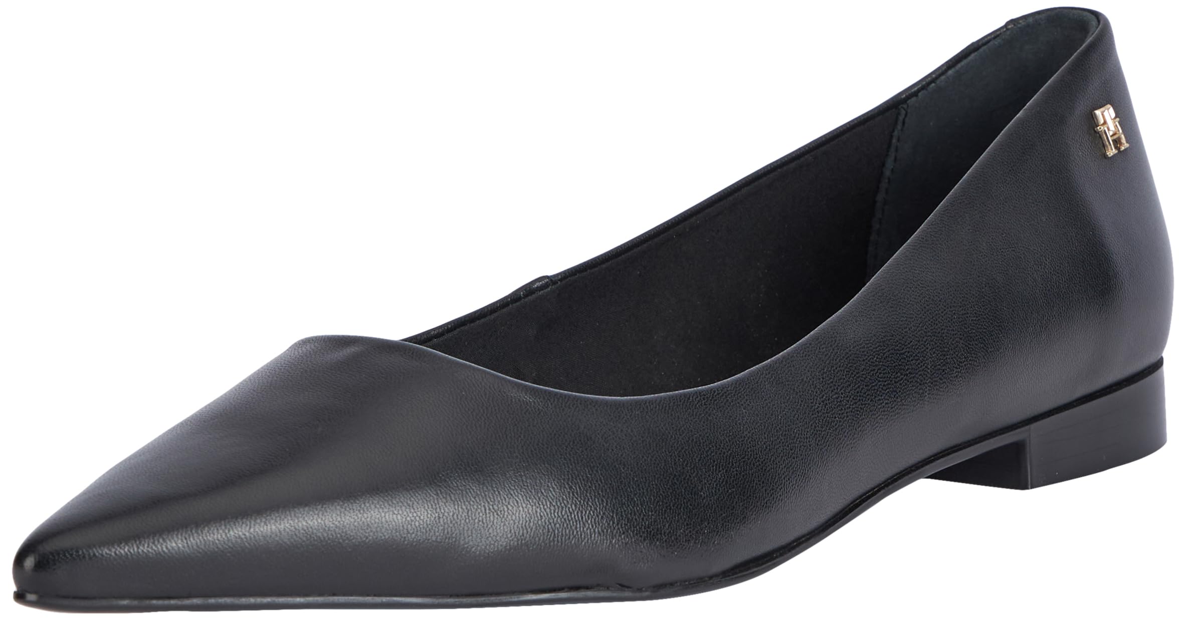 Tommy Hilfiger Women TH Pointy Ballerina, Black, 37 EU