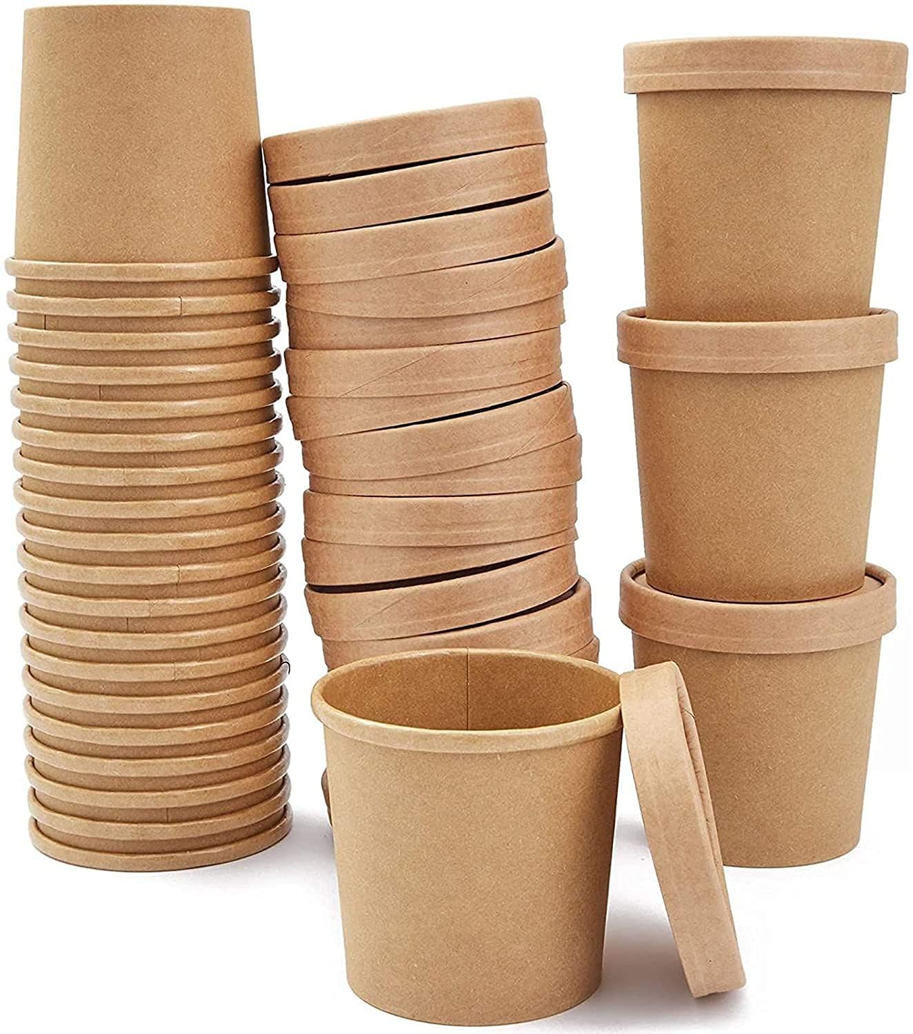 Zosty Cupz – 25 Einweg-Partybecher Mit Klebedeckel – Perfekt Für Fingerfood & Snacks Auf Jeder Feier