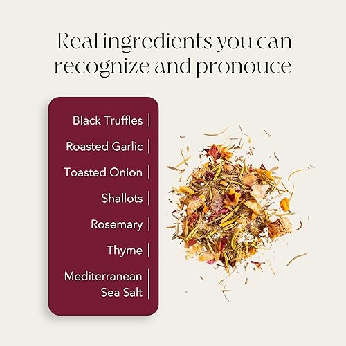 Miniatura 4 de SydSalt Allium - Condimento de sal de trufa negra con ajo, cebolla y chalotas, romero, tomillo, sal marina - SydPlayEat - 2.2 onzas