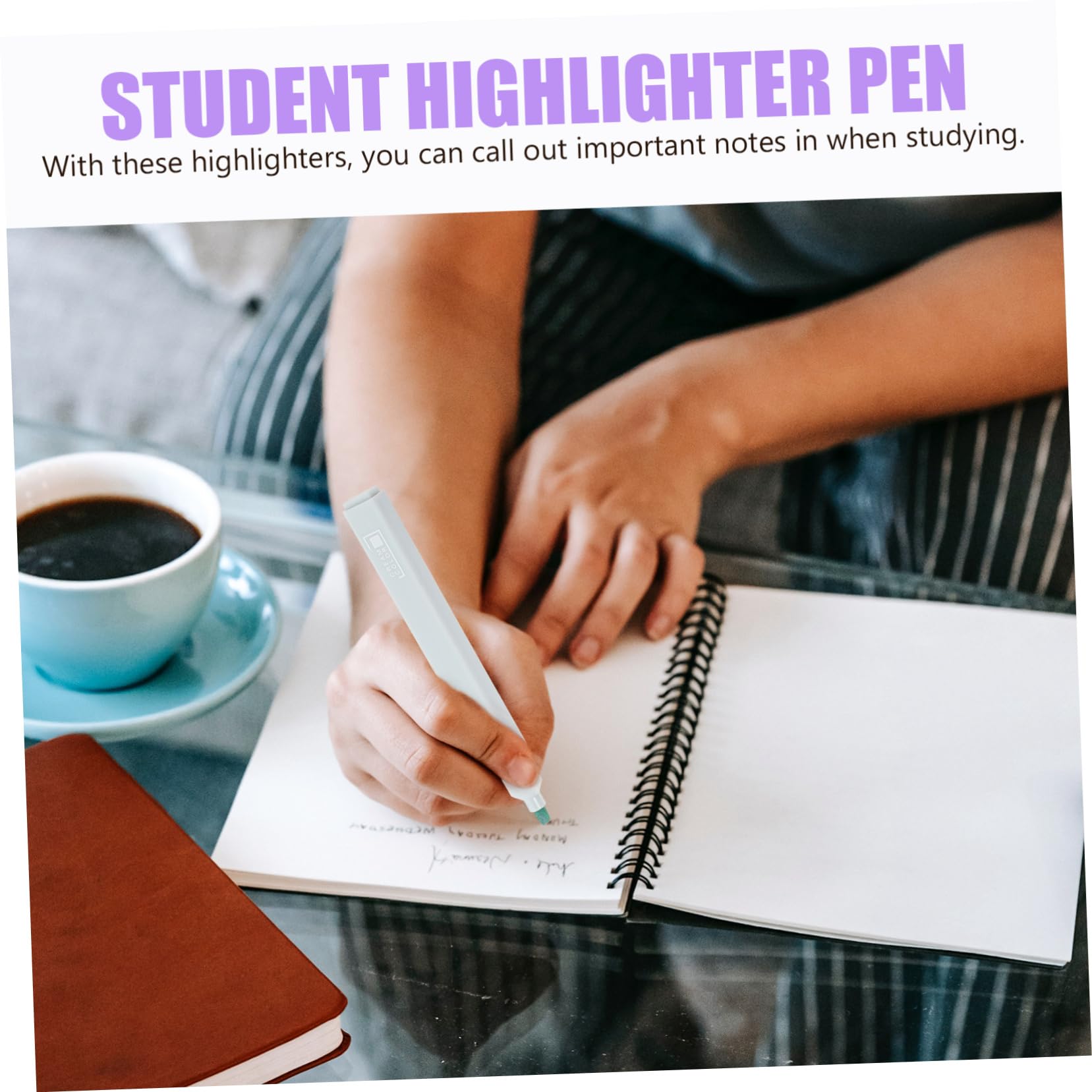 SEWACC 18 Stück Fluoreszierender Markierungsstift Textmarker Kalligraphie Marker Notiz Text Kindergeschenke Große Bunter Studenten Großer