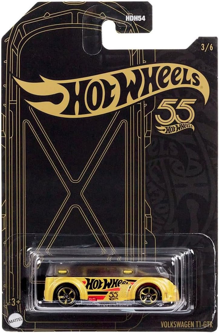 Hot Wheels Volkswagen T1 GTR, 55th Anniversary Peal & Chrome Chase