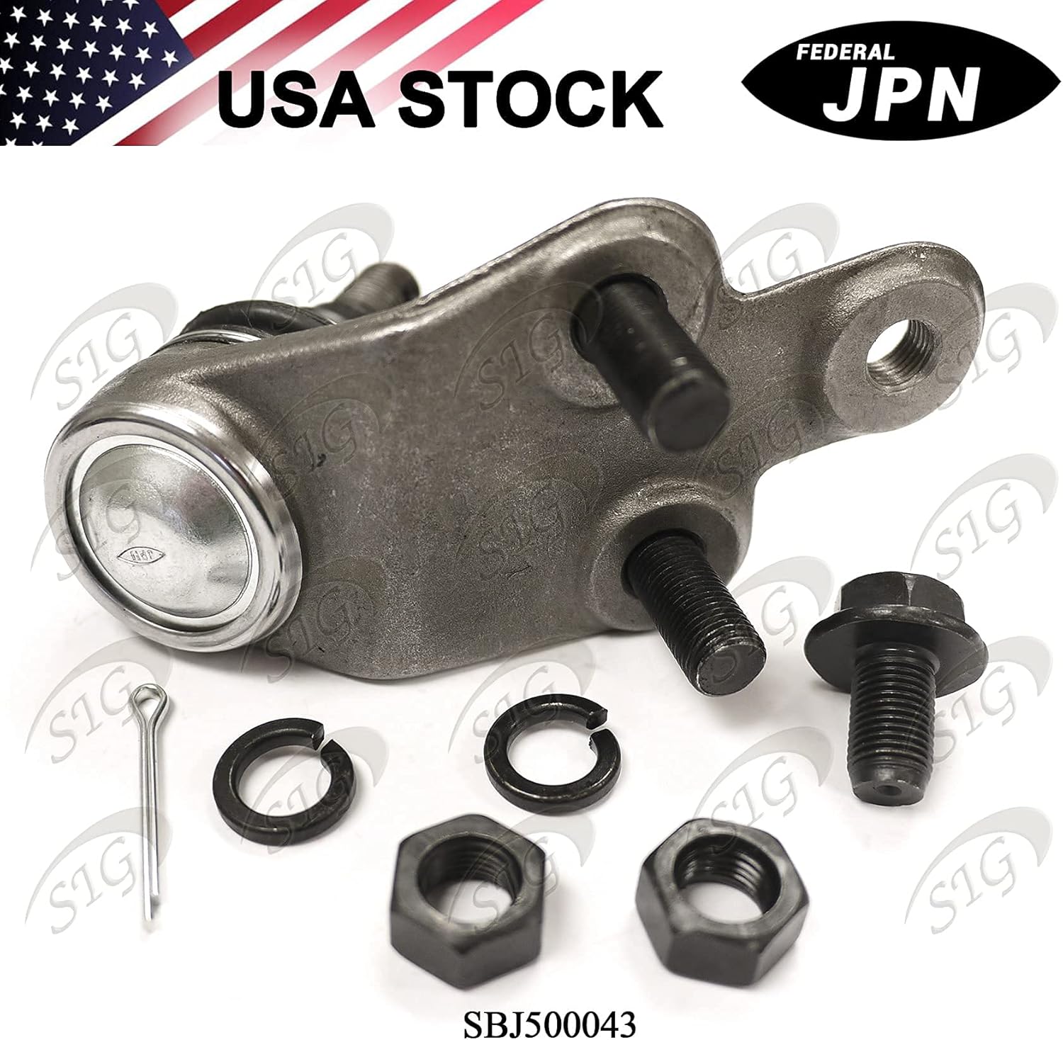 Front Right (Passenger Side) Lower Ball Joint Compatible with Lexus & Toyota Model ES300h & ES350 & Avalon & Camry (Replacement# 4333009330, K500043) - SBJ500043