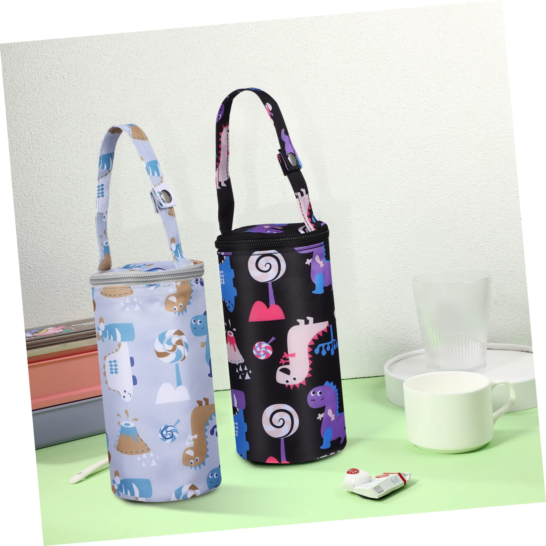 ifundom 6piezas Bolsa Térmica para Biberones Diseño De Dibujos Animados Soporte Aislante para Leche para Carro y Mochila Protección Térmica para Bebés