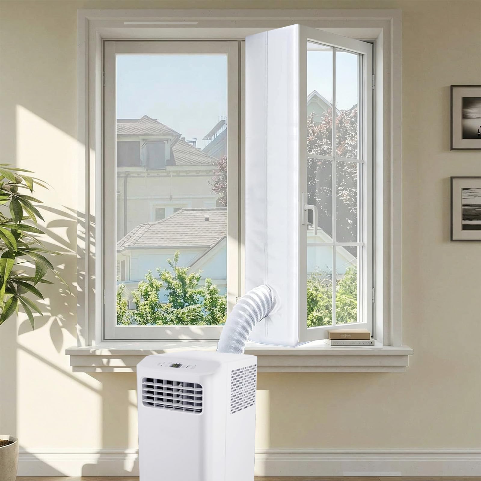 Kit Ventana Abatible Aire Acondicionado Portatil Para Ventanas De Aire Acondicionado Móviles, Secadoras De Ropa, Secador De Aire De Canalización, Climatizador Para Ventanas De Techo
