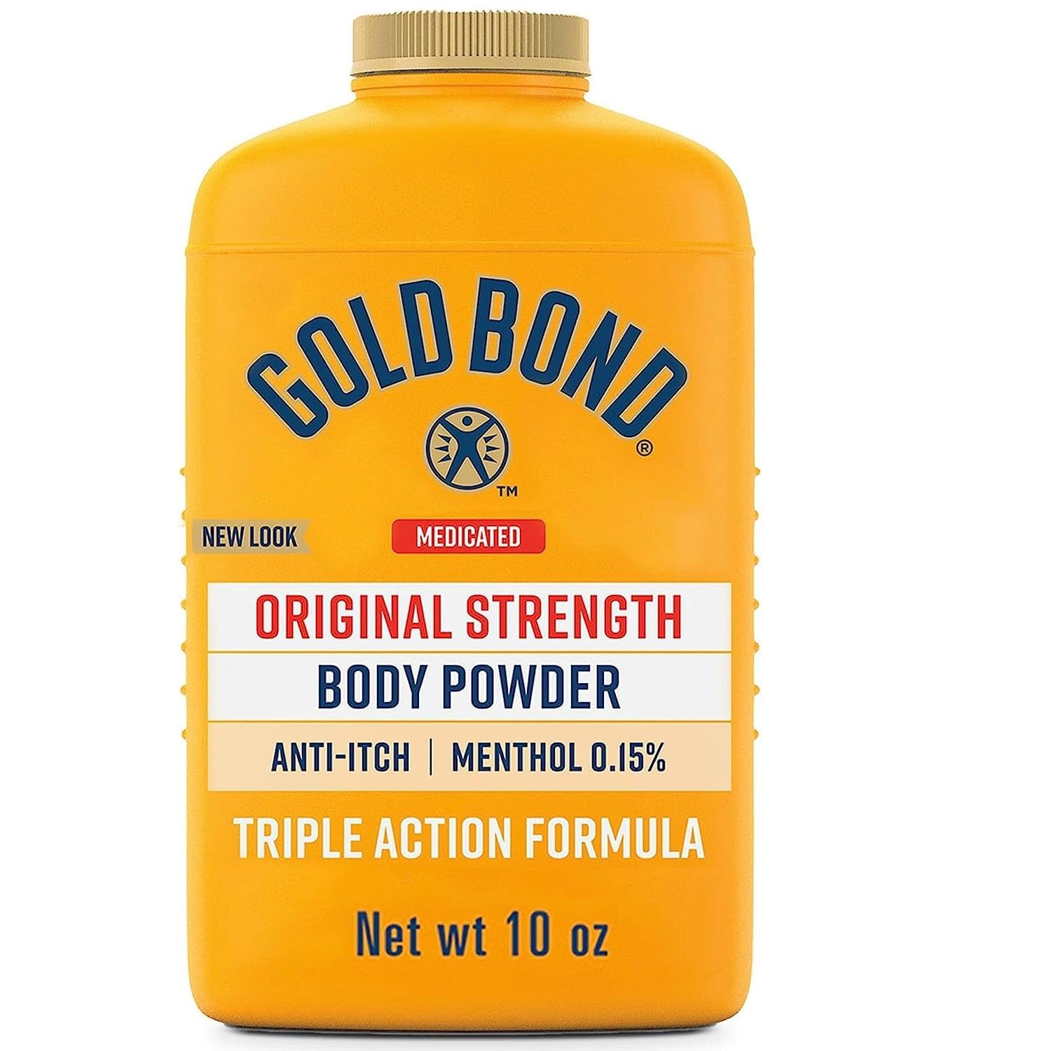 Medicated Powder Triple Action Relief 10 Ounce (Talc-Free)