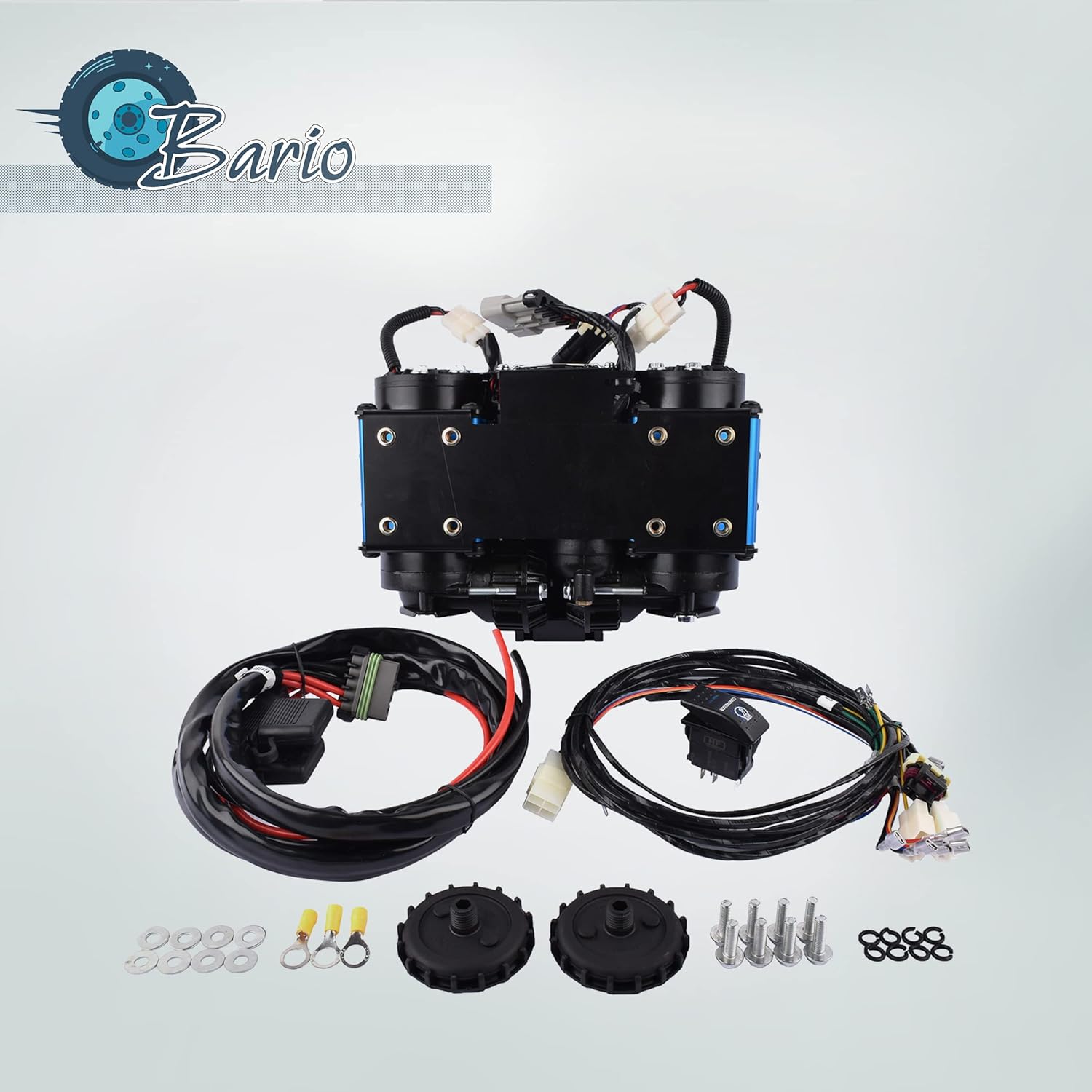 Universal On-Board Twin High Performance Compressor 12 Volts Replacement For ARB CKMTA12, For Tire Inflator Horn Tools Lockers Locking Differentials and Pneumatic Tools