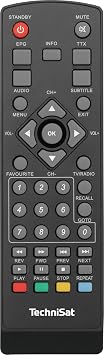 TechniSat HD-S 210 Satellitenreceiver (DVB-S/S2 HDMI USB-Mediaplayer vorinstallierte Senderliste Sleeptimer Fernbedienung EPG kompakt)